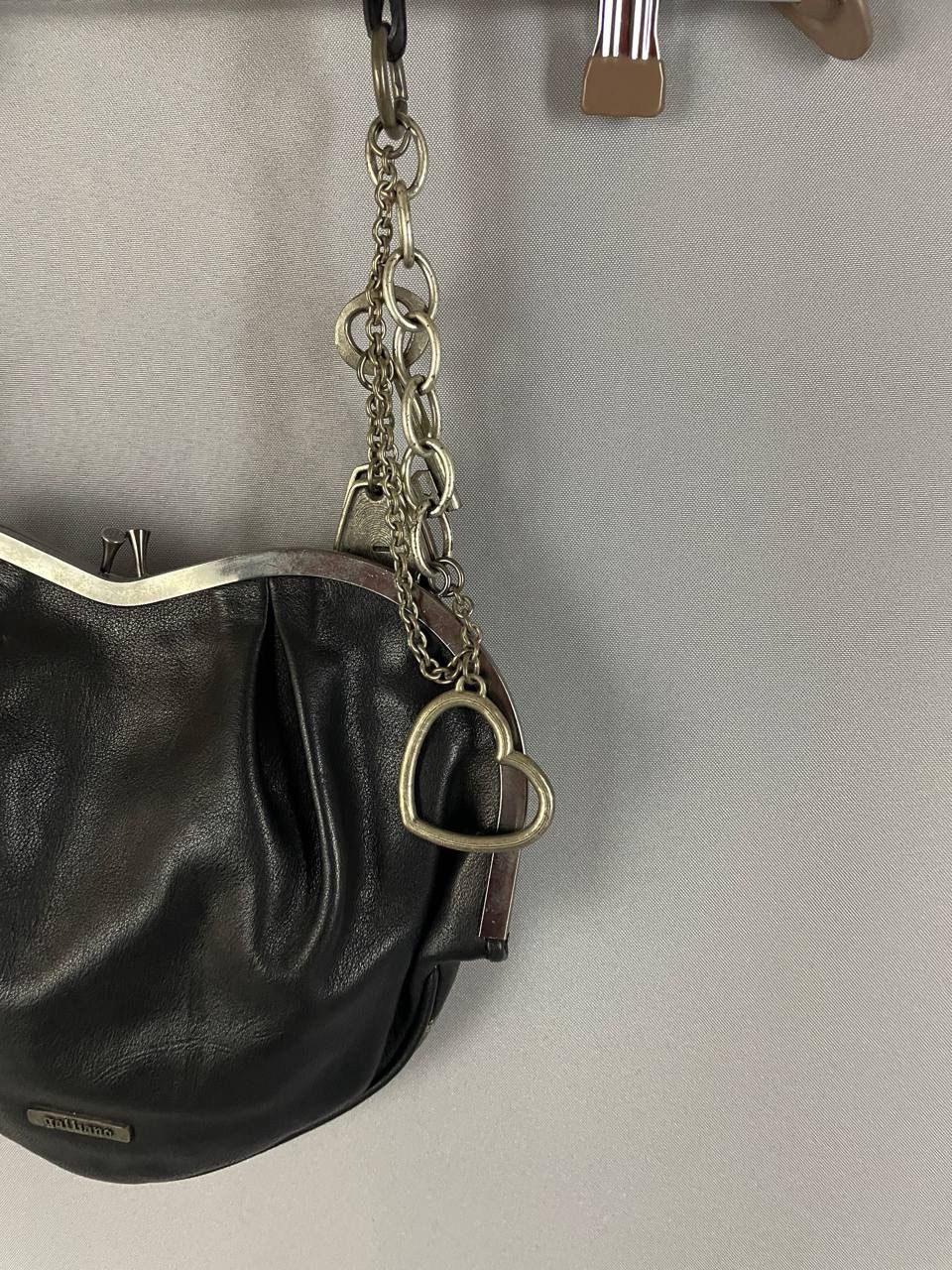 John Galliano John Galliano Leather Bag Heart 🖤 Rare Size ONE SIZE - 6 Thumbnail
