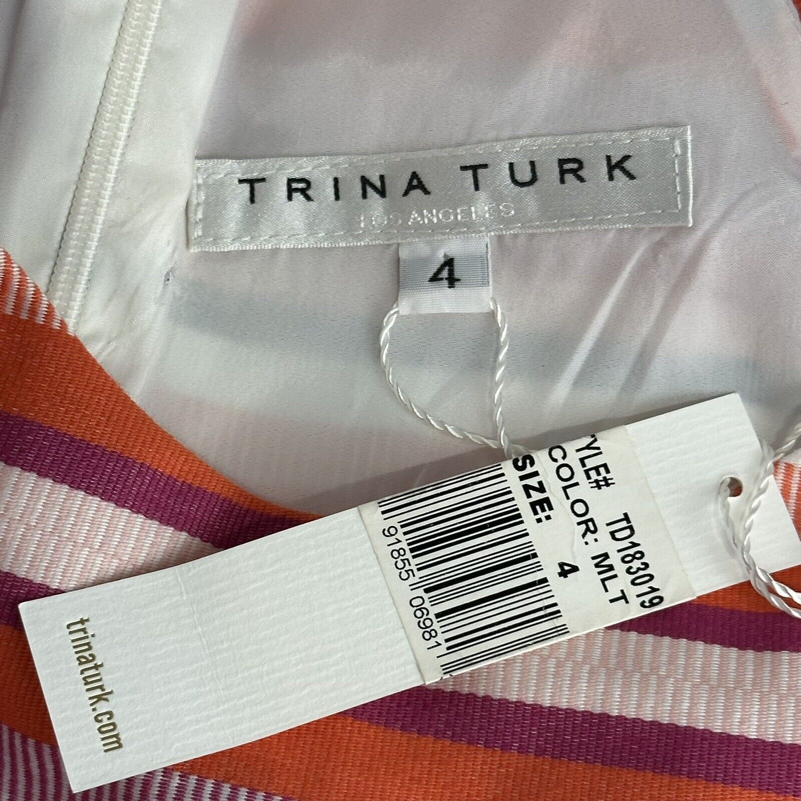 Trina Turk trina turk visalia striped sleeveless dress Size 4 Size S / US 4 / IT 40 - 4 Thumbnail