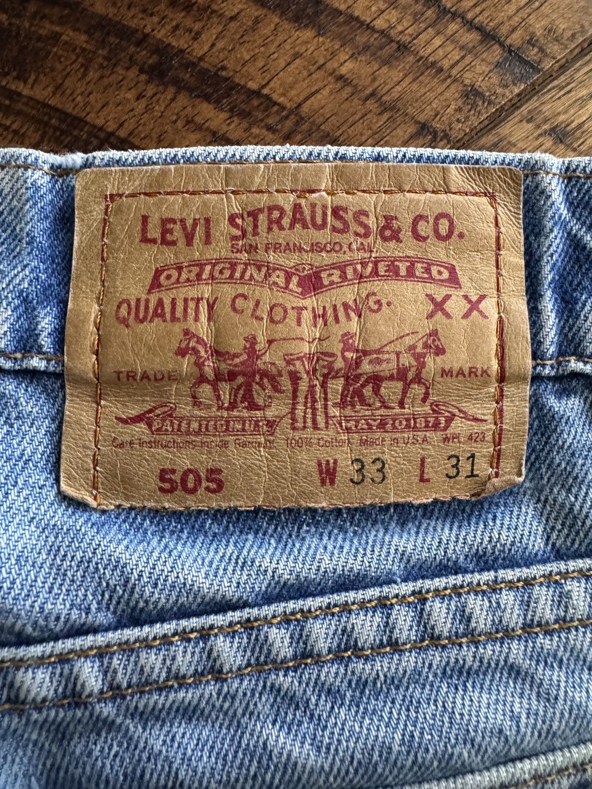Levi's × Levi's Vintage Clothing Vintage Made In USA Levi’s 505 Size US 32 / EU 48 - 7 Thumbnail