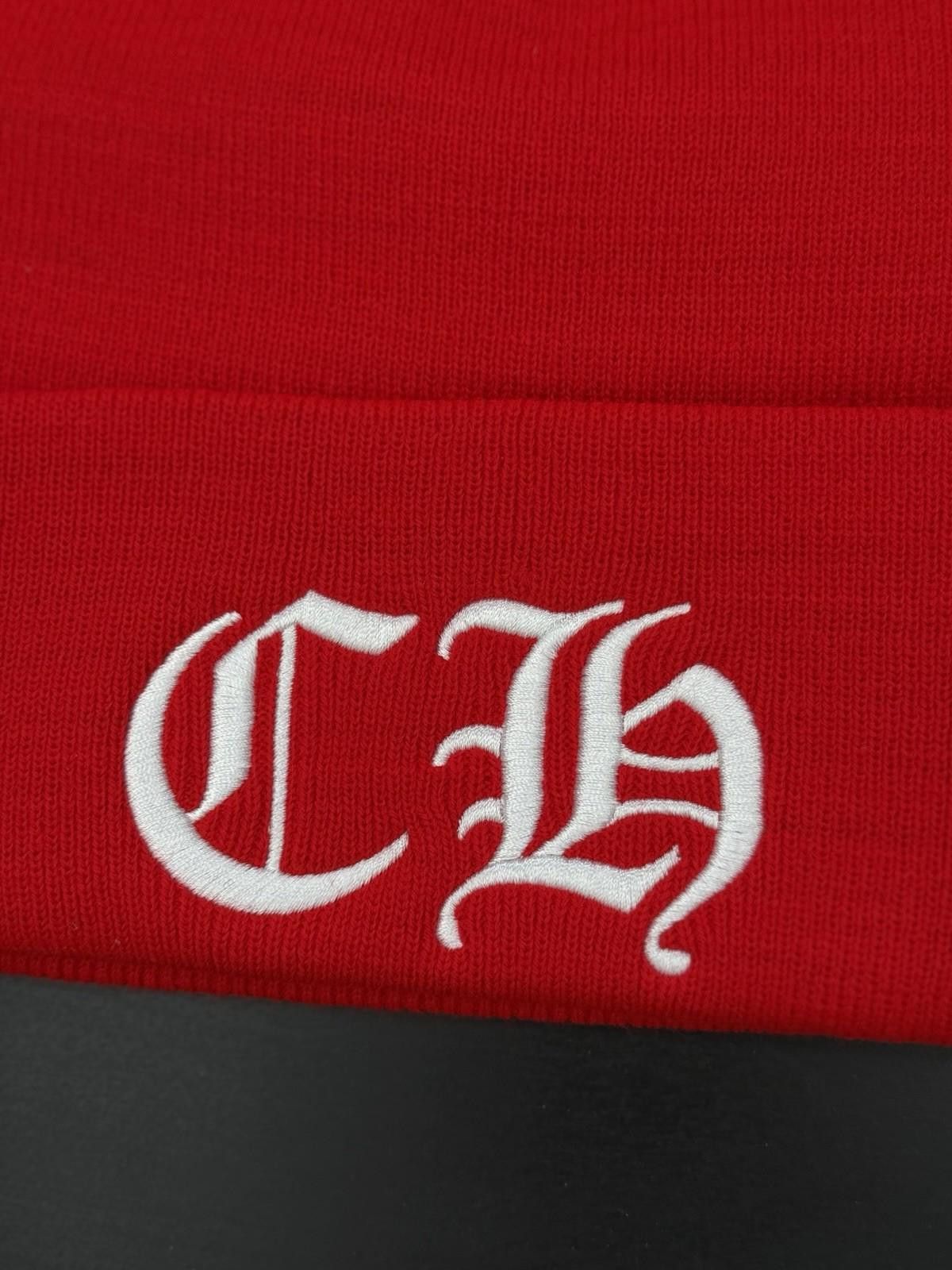 Chrome Hearts Chrome Hearts Red White Beanie RARE 100% Authentic Brand NEW Size ONE SIZE - 6 Thumbnail