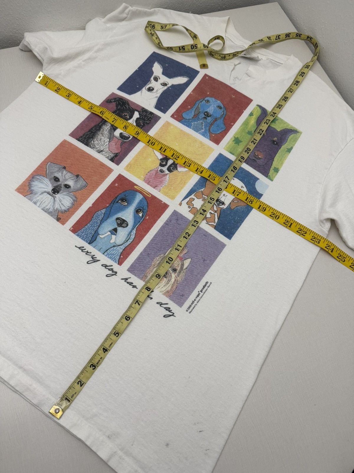 Vintage Vintage 2000 Rel-e-vant Products “Every Dog Has His Day” Art Size US XL / EU 56 / 4 - 5 Thumbnail