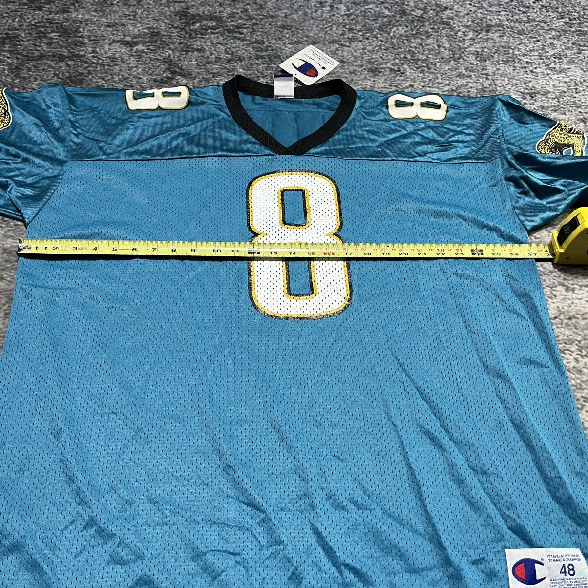 Champion Vintage 90s Jacksonville Jaguars Mark Brunell #8 Jersey NEW Size US XL / EU 56 / 4 - 11 Thumbnail