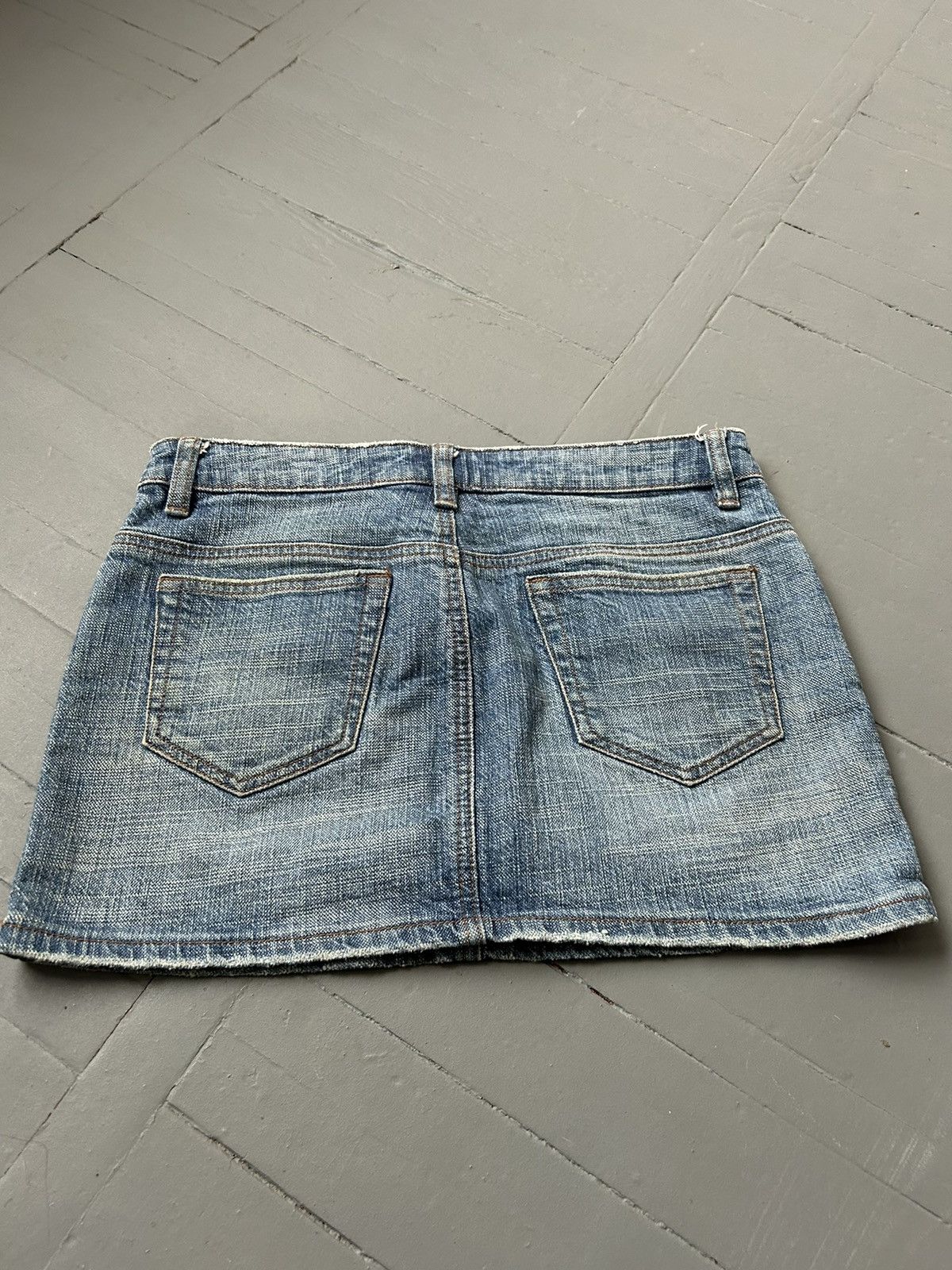 Miss Sixty × Vintage Miss Sixty denim skirt super mini Size 28" / US 6 / IT 42 - 4 Thumbnail