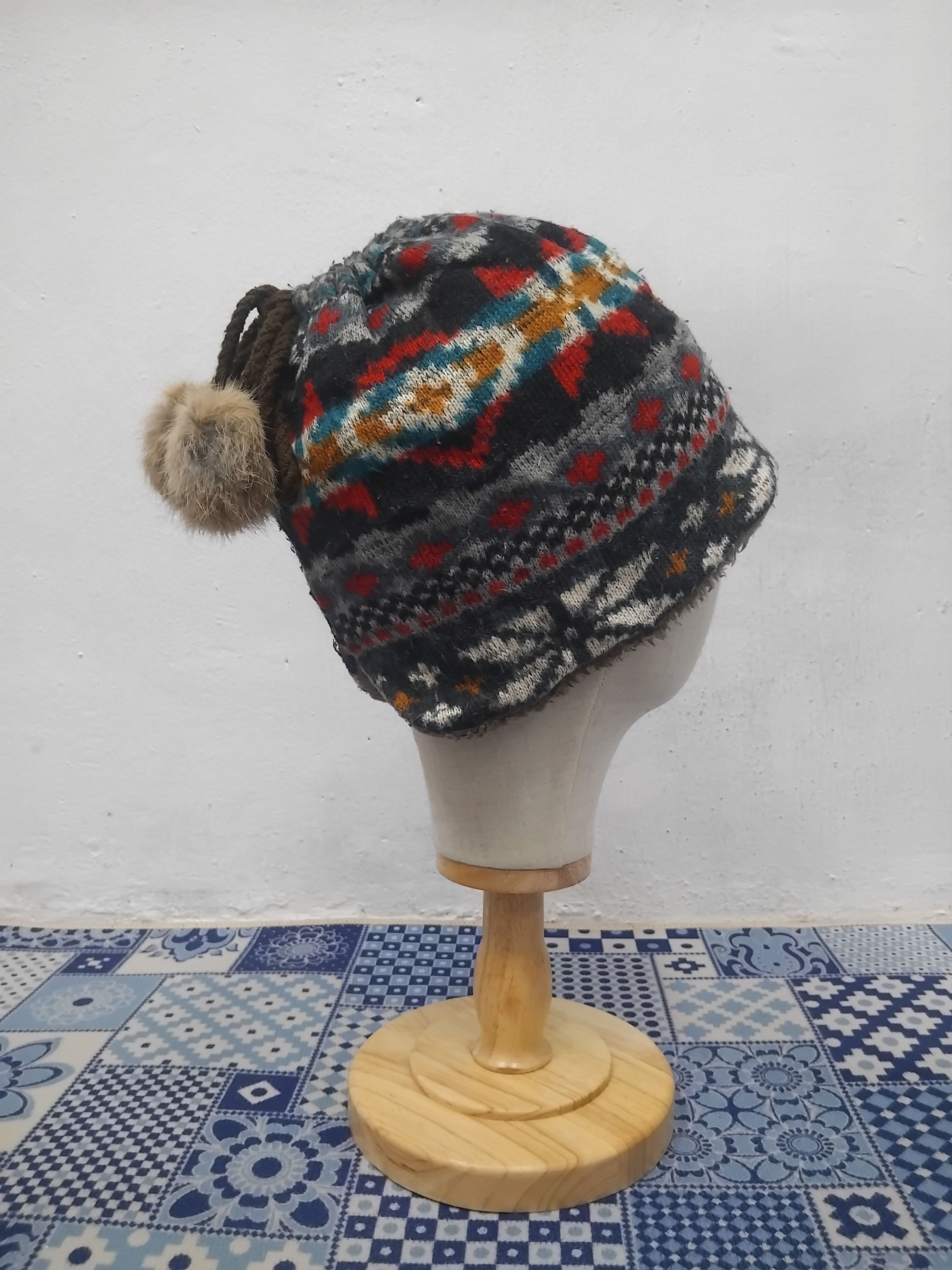 Japanese Brand 💥Navajo multicolour dreadlock beanie Size ONE SIZE - 5 Thumbnail