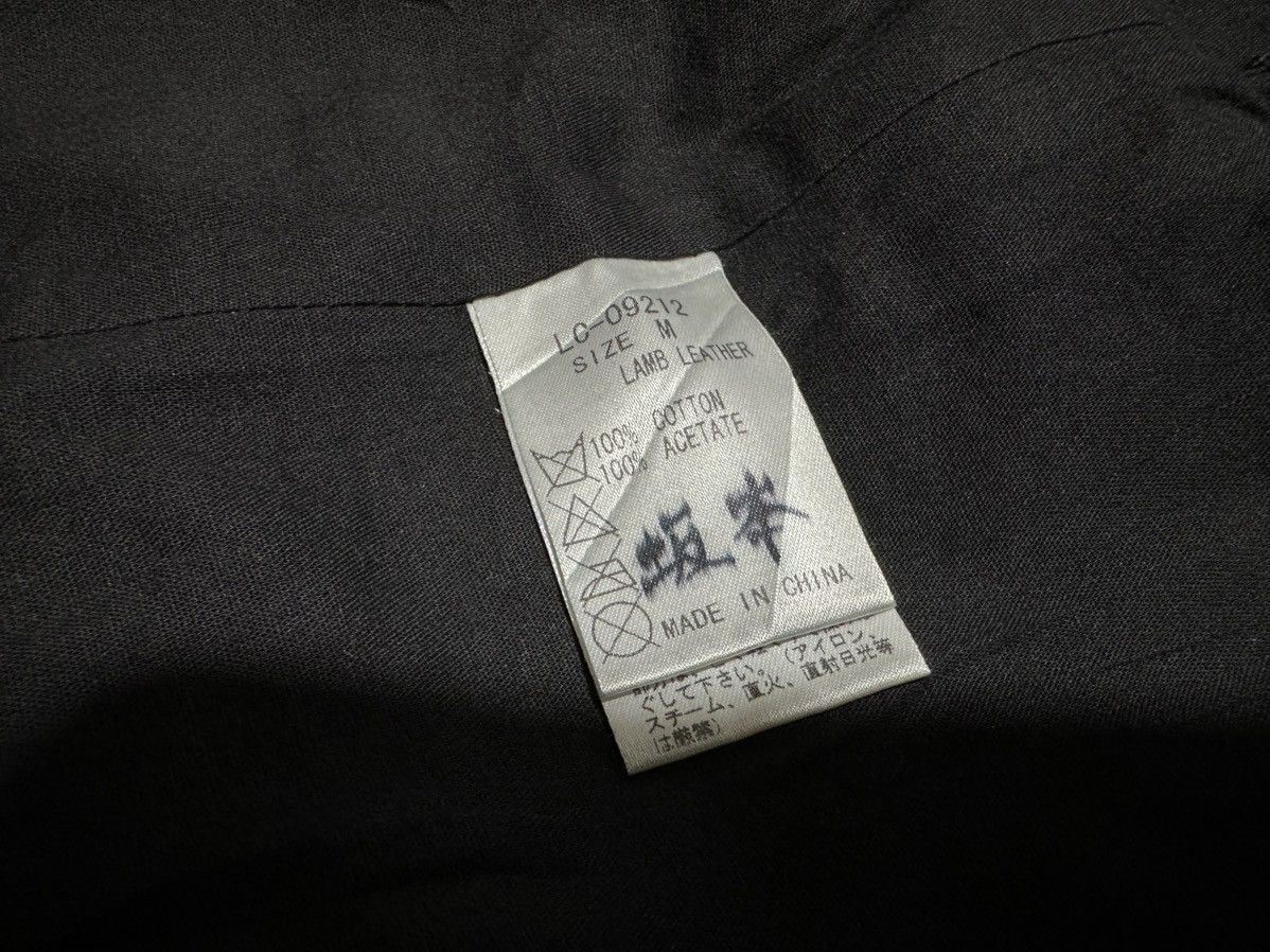 KMRii 🔥Sick Y2K Rose Bud Lamb Leather Coat Drawstring Jacket Goth Size US M / EU 48-50 / 2 - 12 Thumbnail