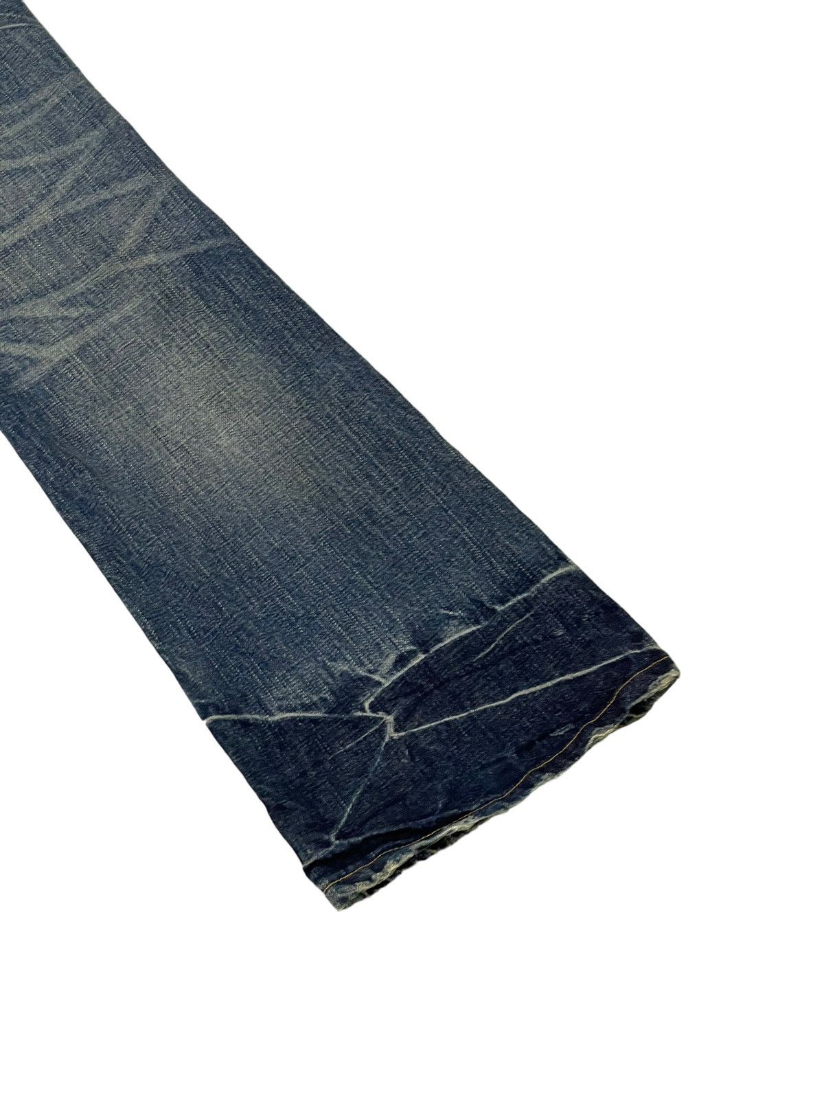 Japanese Brand Flare Jeans Sanford Distress Low Rise Boot Cut 8🟦1 Size US 30 / EU 46 - 16 Thumbnail