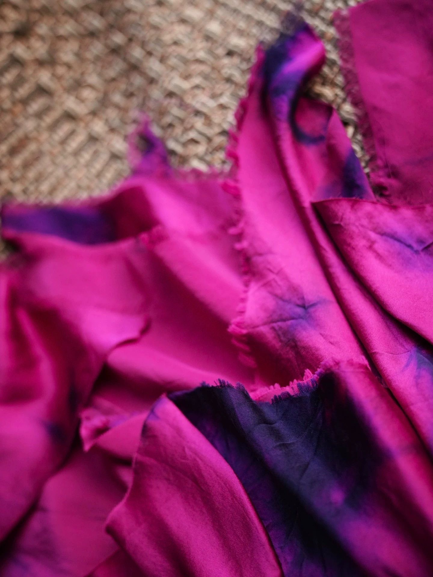 Unknown London UK Indie Silk Tie-Dye Irregular Hem Cami Dress XS/S Size XS / US 0-2 / IT 36-38 - 7 Thumbnail