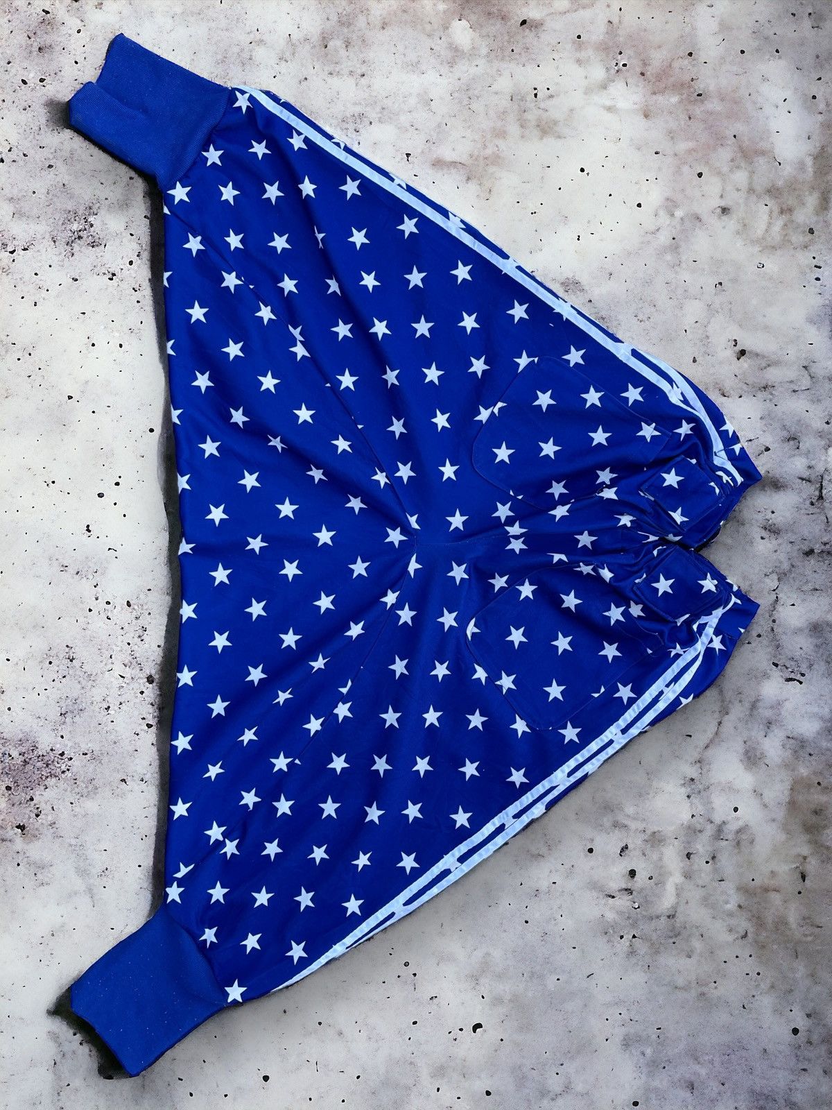 Japanese Brand Speed Orange Full Print Star Drop-Crotch Pants Size US 30 / EU 46 - 3 Thumbnail