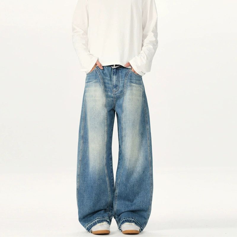 Vintage American retro wide-leg men's machete baggy jeans Size US 32 / EU 48 - 2 Thumbnail