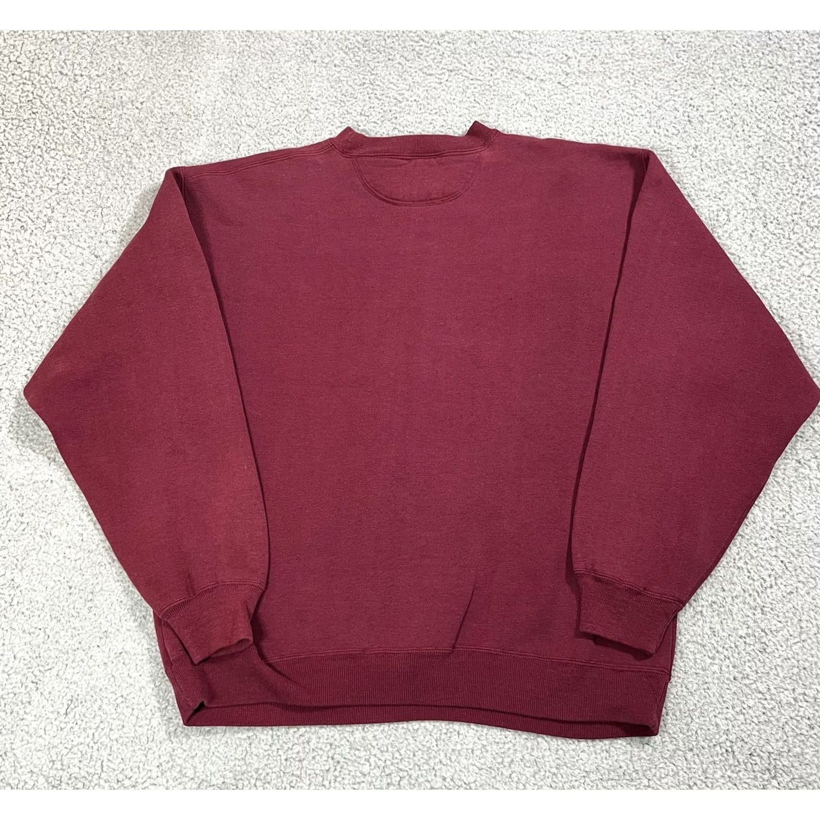 Vintage Harvard Sweatshirt Mens Medium Crewneck University Vintage 90s Burgundy Red Graphic Print Logo Size US M / EU 48-50 / 2 - 7 Thumbnail