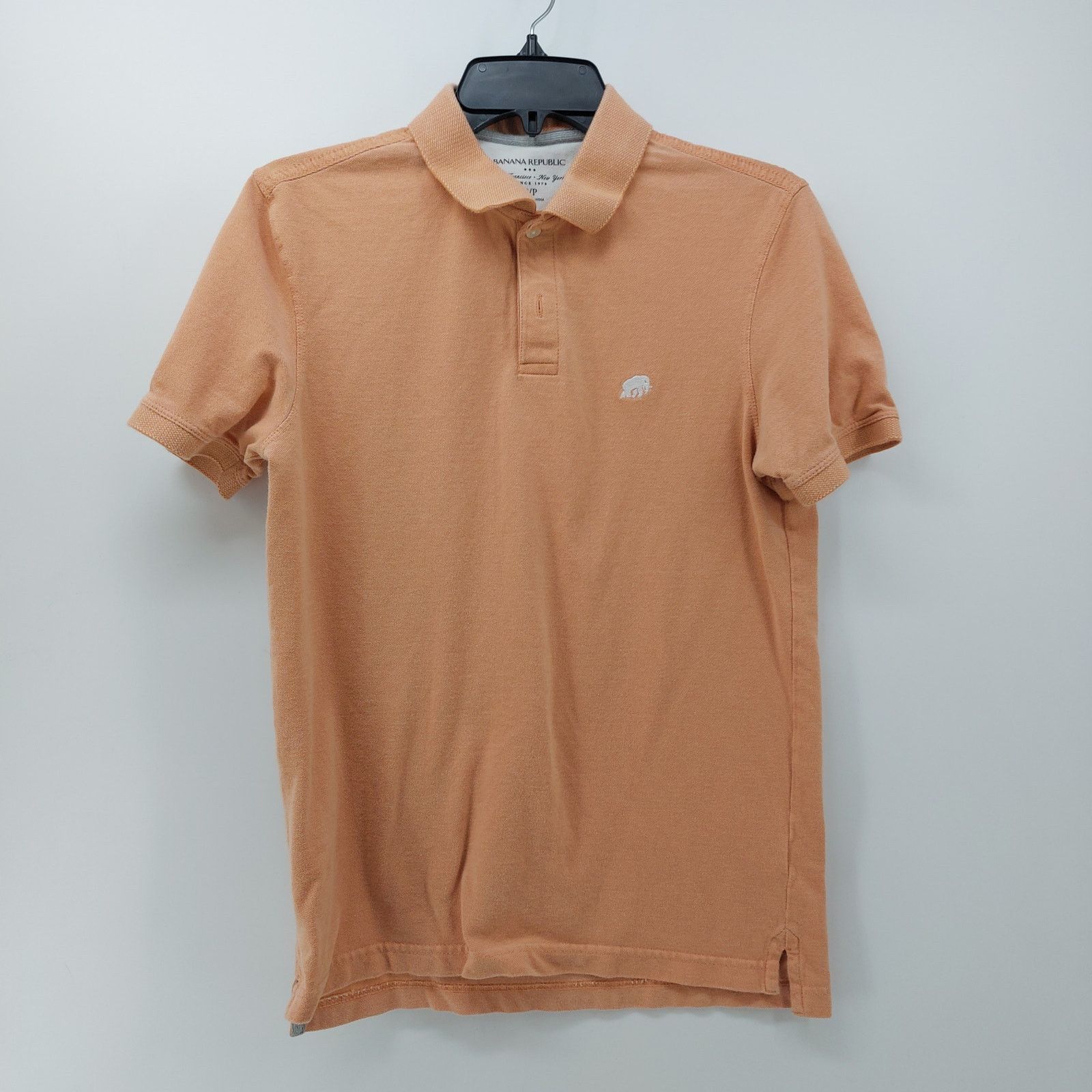 Banana Republic Banana Republic Orange Polo Shirt Mens Logo Mammoth Sz Small Size US S / EU 44-46 / 1 - 18 Thumbnail