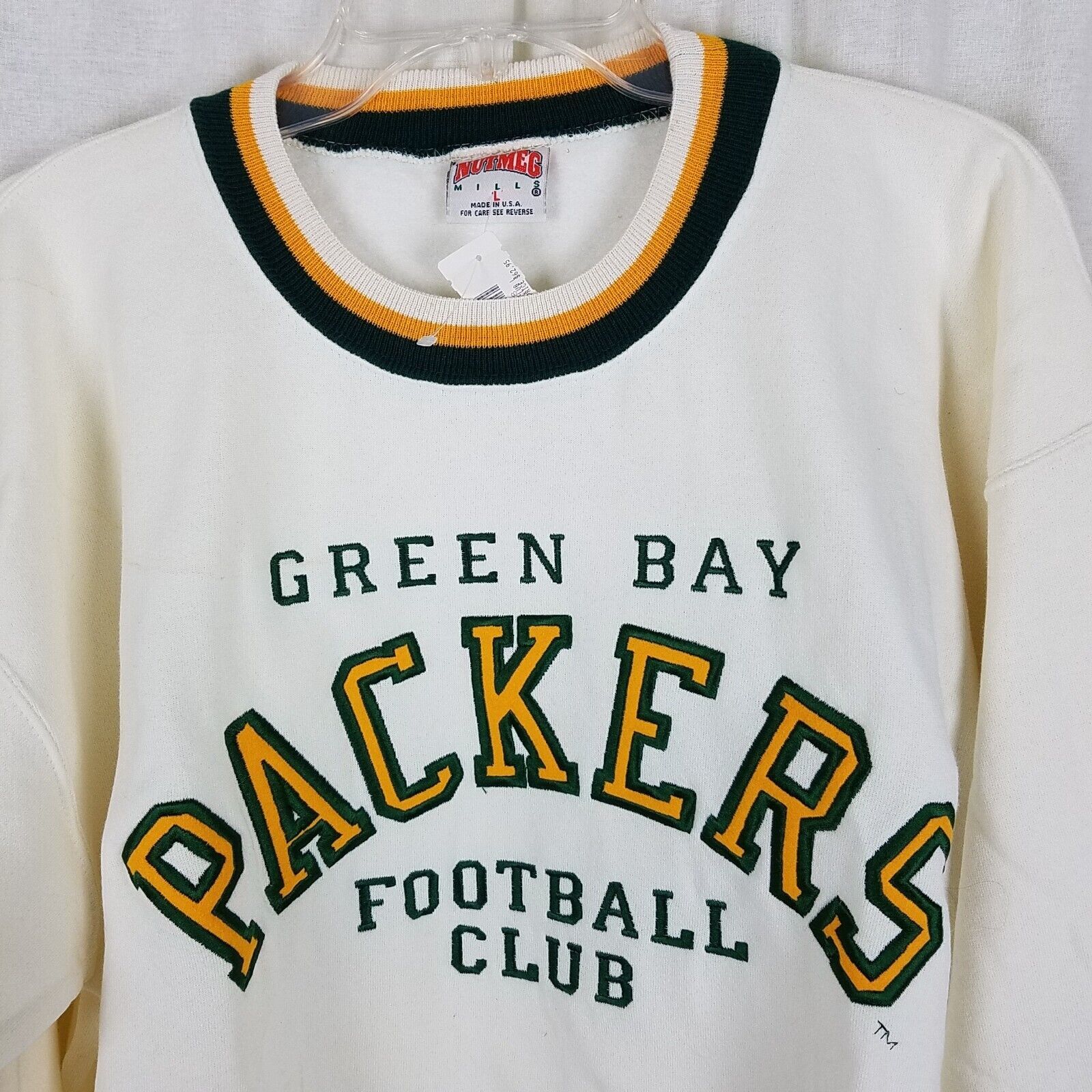 Nutmeg Vtg Nutmeg NFL GreenBay Packers Football Club Sweatshirt USA Size US L / EU 52-54 / 3 - 2 Thumbnail