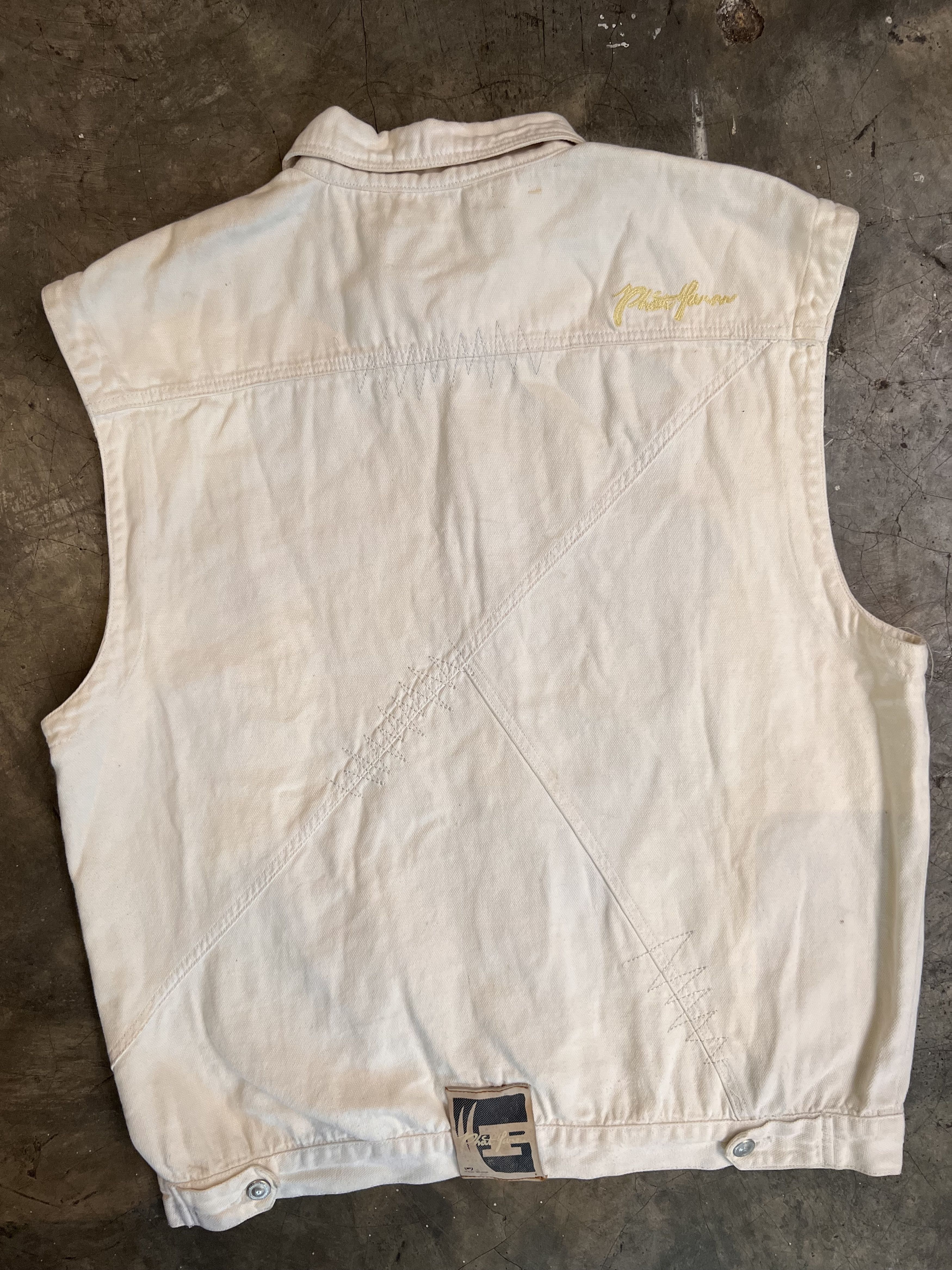 Phat Farm vintage vests white jeans phat farm Size US XL / EU 56 / 4 - 9 Thumbnail