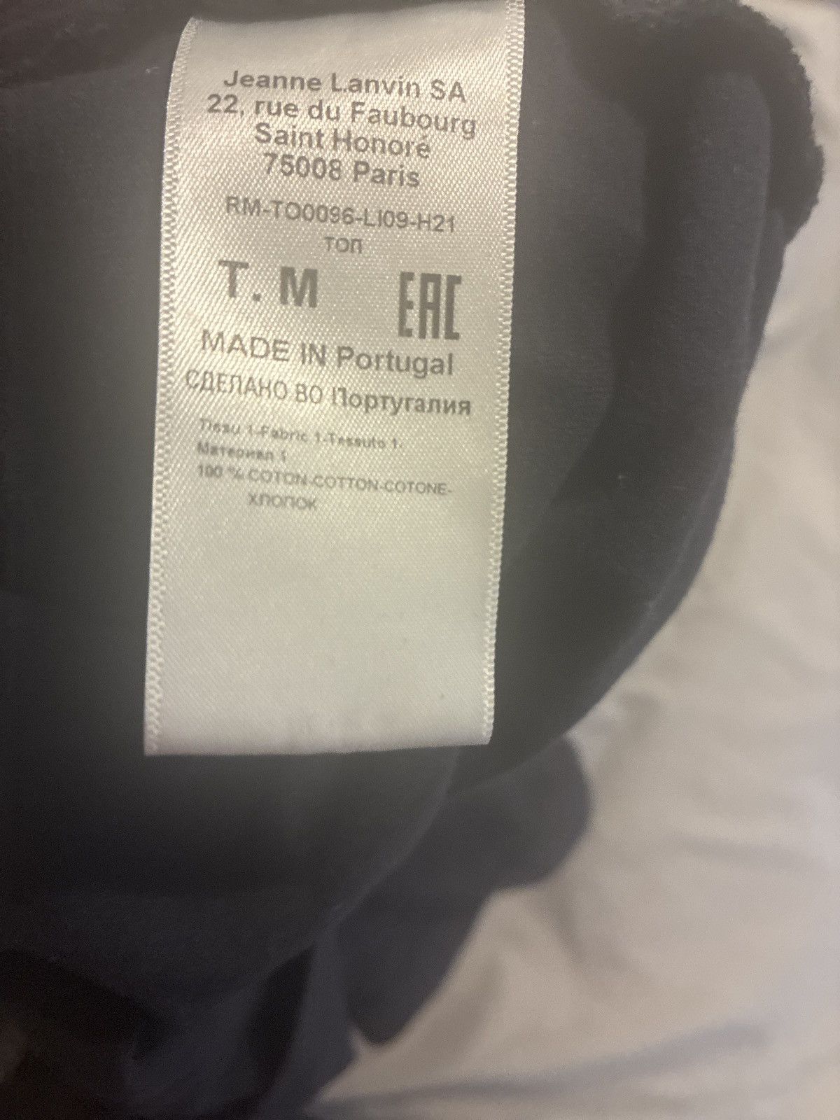 Lanvin Lanvin T-Shirt Size US L / EU 52-54 / 3 - 4 Thumbnail