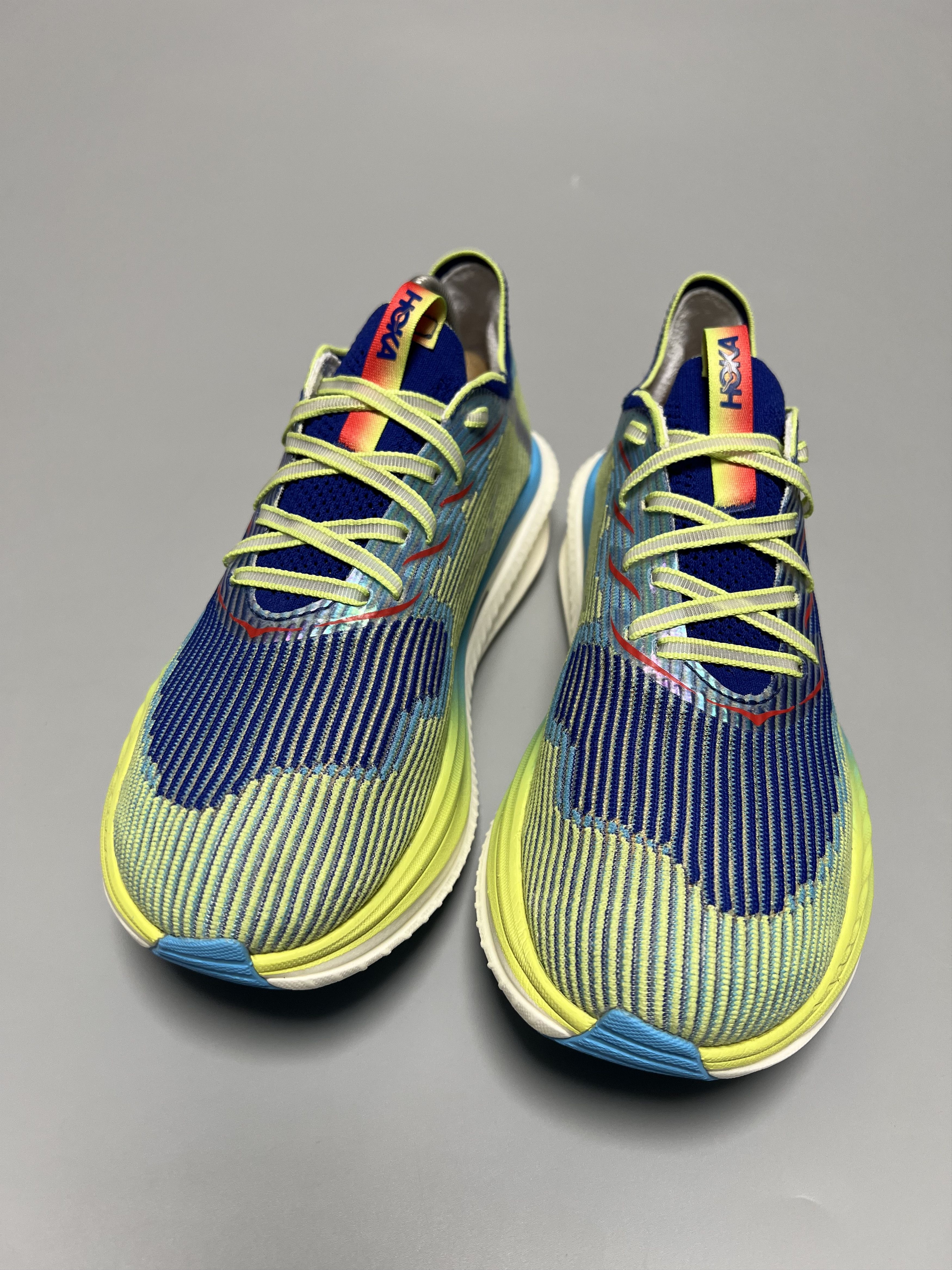 Hoka Hoka One One Celio X1 Evening Sky Lettuce Running Shoes Size US 7 / EU 40 - 6 Thumbnail