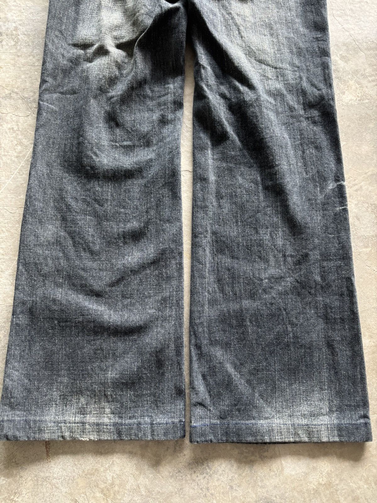 Hysteric Glamour FLARE BCBG JAPANESE JEANS PUNK STYLE WASHED SEASON FADE Size 30" / US 8 / IT 44 - 16 Thumbnail