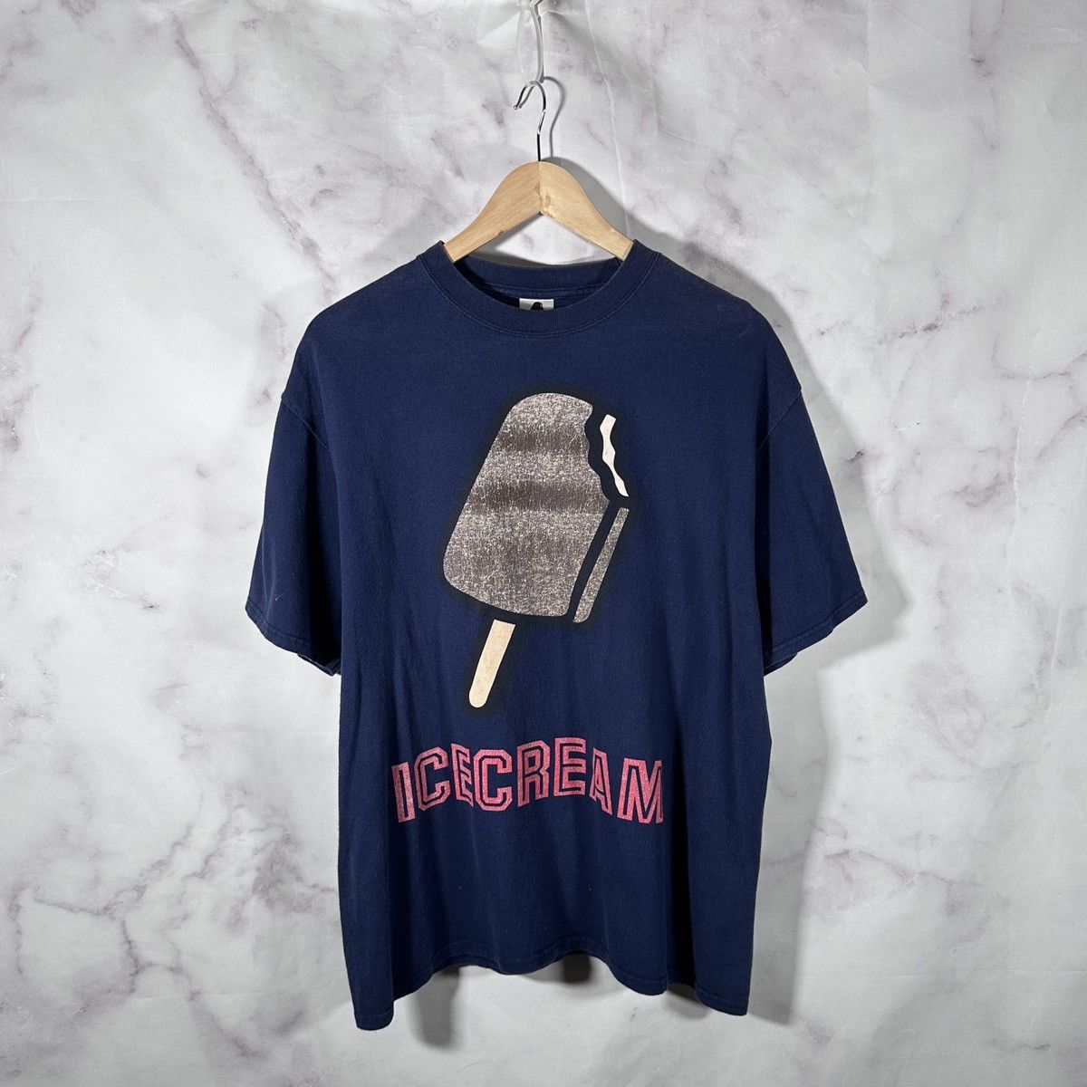 Icecream OG 2000’s Navy Graphic Logo Tee Size US L / EU 52-54 / 3 - 1 Thumbnail