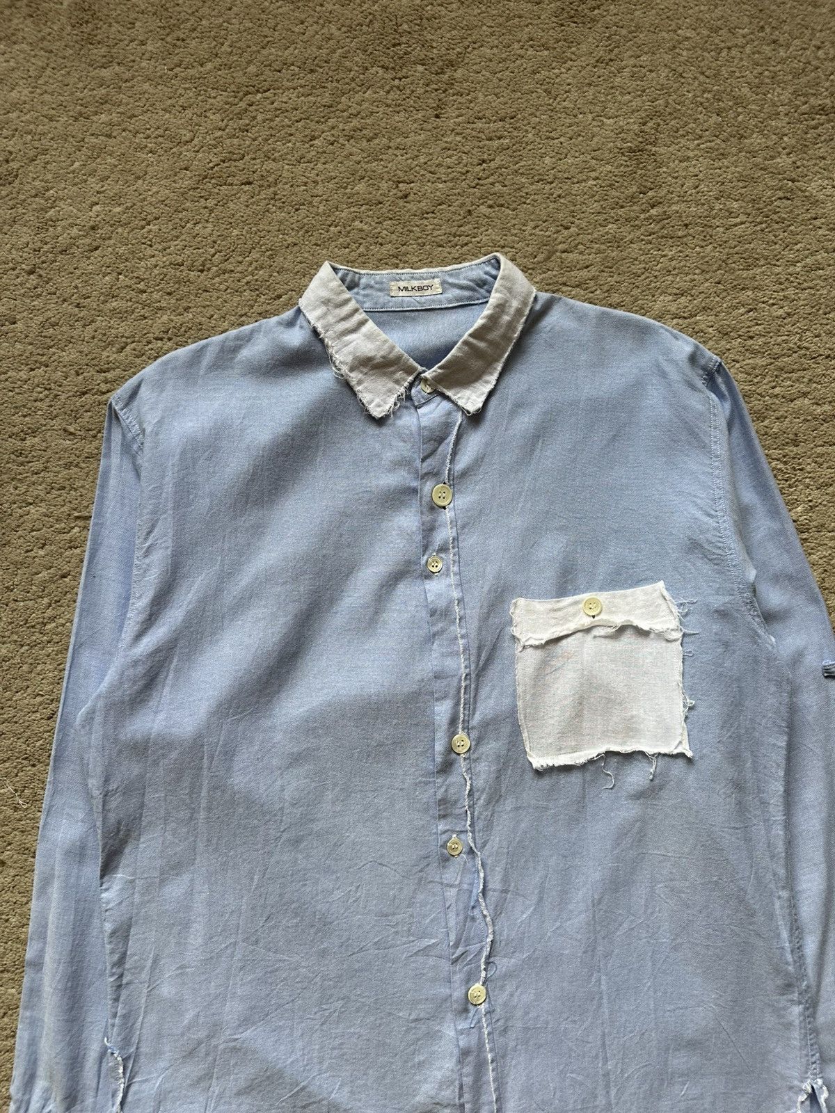 Japanese Brand 1990s Milkboy Seditionaries Shirt Size US L / EU 52-54 / 3 - 3 Thumbnail