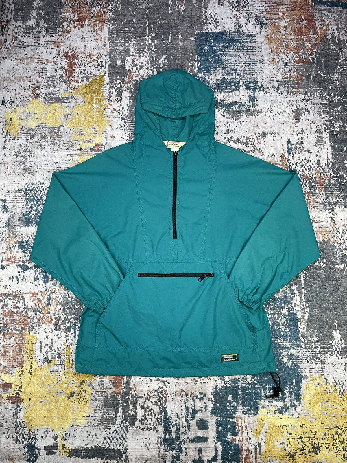L.L. Bean Vintage LL BEAN Anorak Half Zipper Windbreaker Size US M / EU 48-50 / 2 - 1 Thumbnail