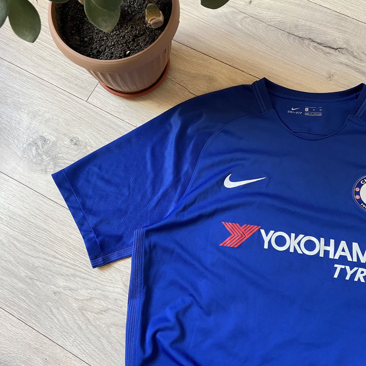 Chelsea Soccer × Nike 📌 Nike Chelsea 2017 Soccer Y2K Blockecore Jersey Size US XL / EU 56 / 4 - 4 Thumbnail