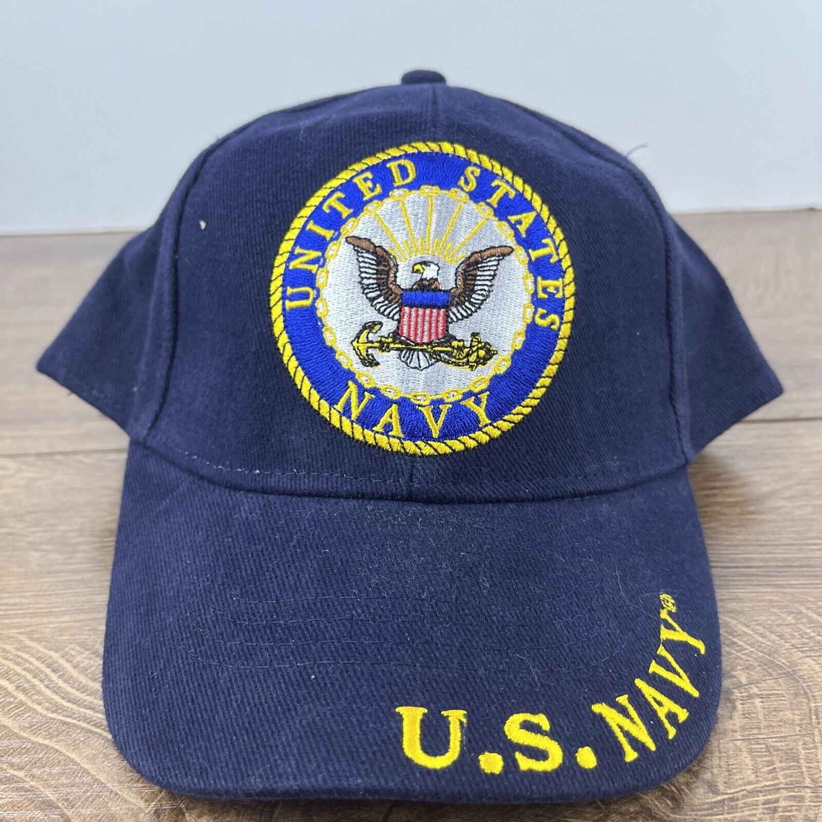 Other US Navy Hat United States Navy Hat Blue Cap Adjustable Blue Size ONE SIZE - 5 Thumbnail