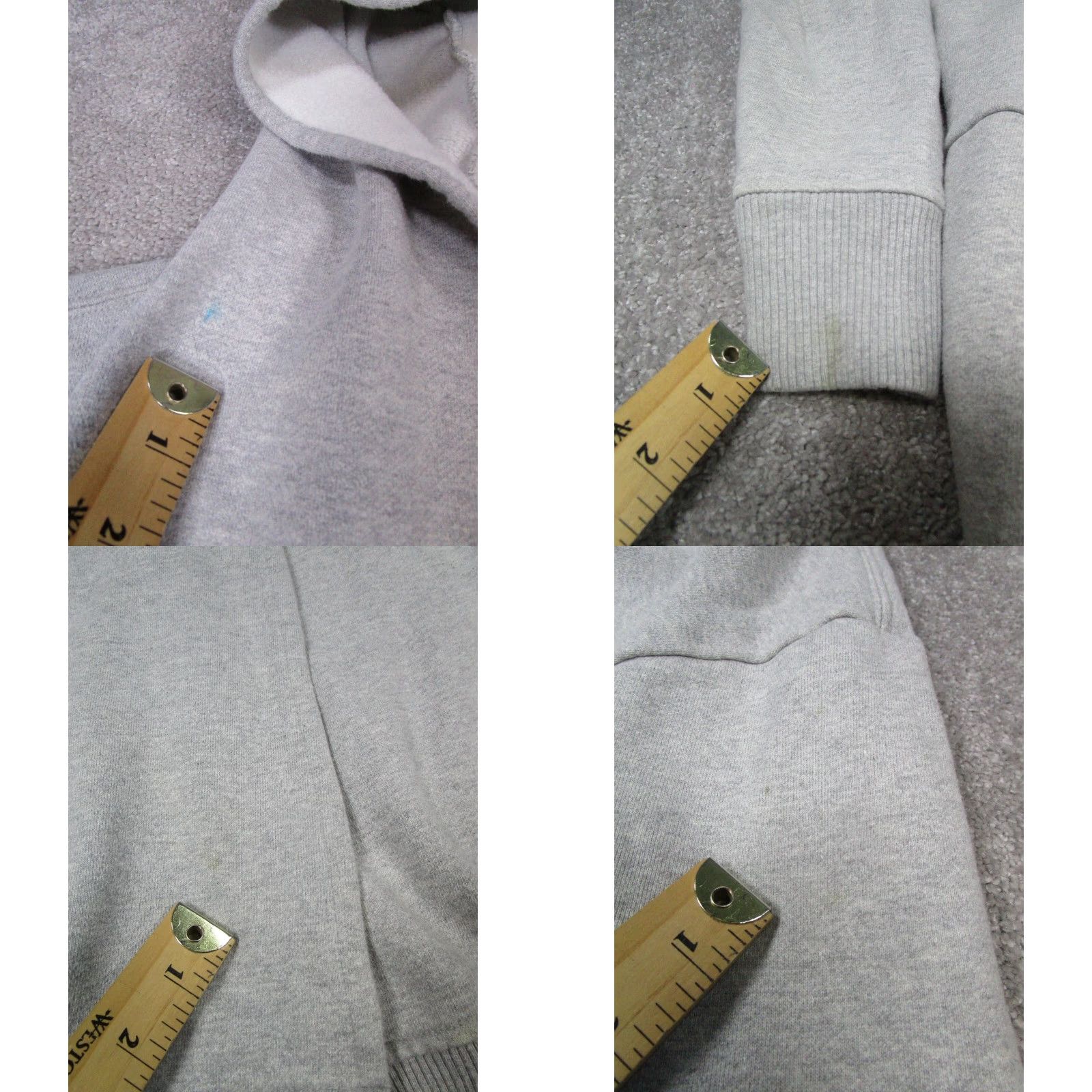 Athleta VINTAGE Athleta Hoodie Womens XS Gray Cotton Fleece Crew Neck Pullover Activewear Size XS / US 0-2 / IT 36-38 - 8 Thumbnail