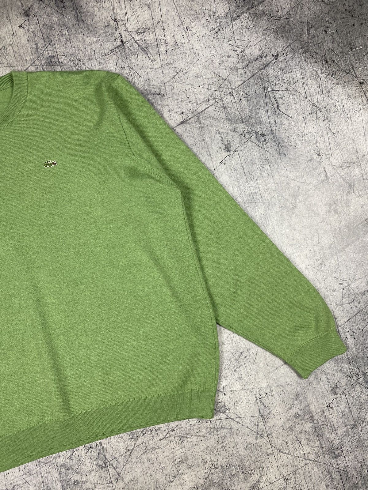 Lacoste × Vintage Vintage Lacoste Wool Sweatshirt Sweater Size US XL / EU 56 / 4 - 4 Thumbnail