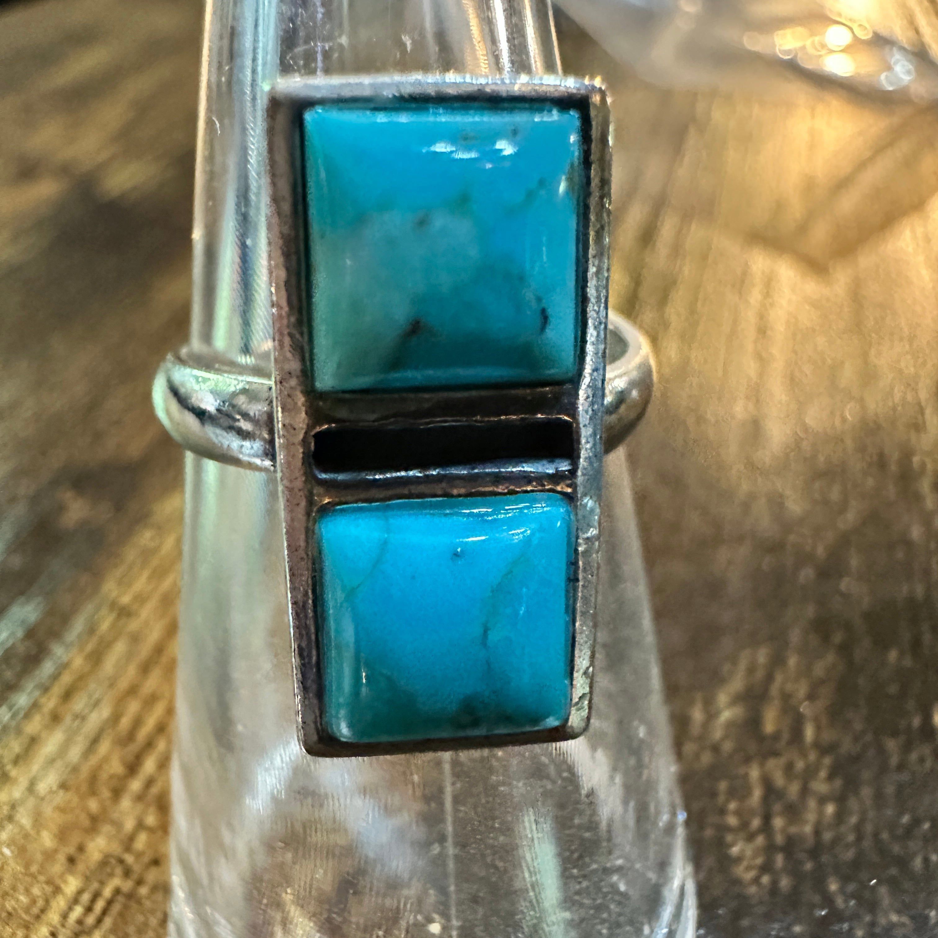 Other Boho Native American Turquoise Dream Sterling Silver Adjusta Size ONE SIZE - 1 Thumbnail