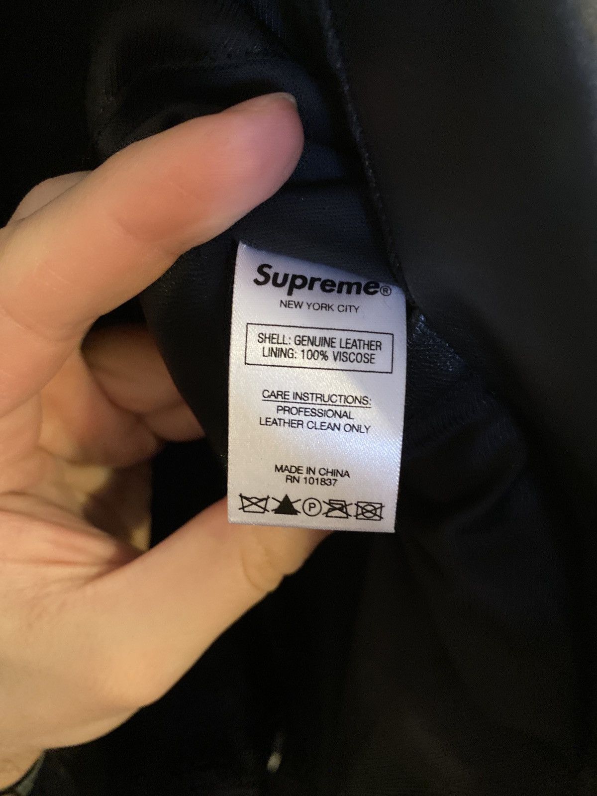 Supreme Supreme Leather Blazer SS19 Size US M / EU 48-50 / 2 - 6 Thumbnail