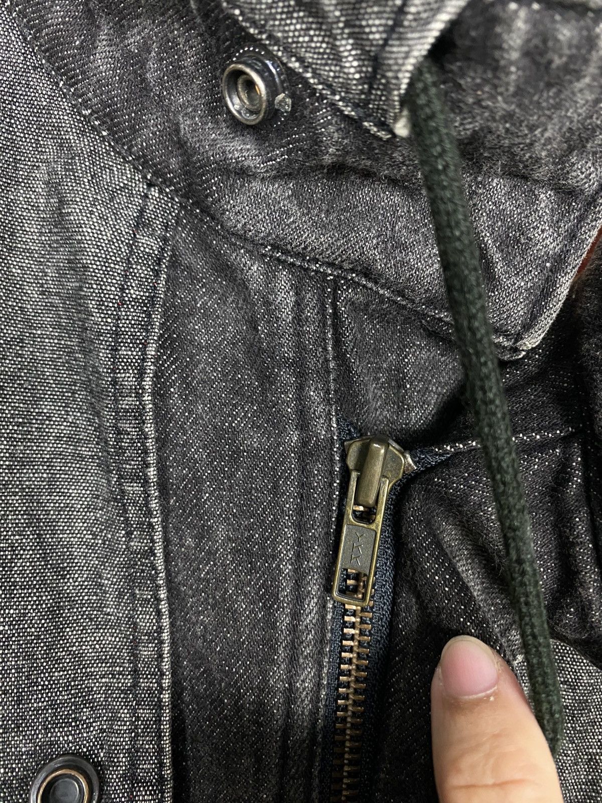 Japanese Brand × Vintage Vtg Casablanca Rally Halb Wallis Denim Stoned Washed Jacket Size US L / EU 52-54 / 3 - 8 Thumbnail
