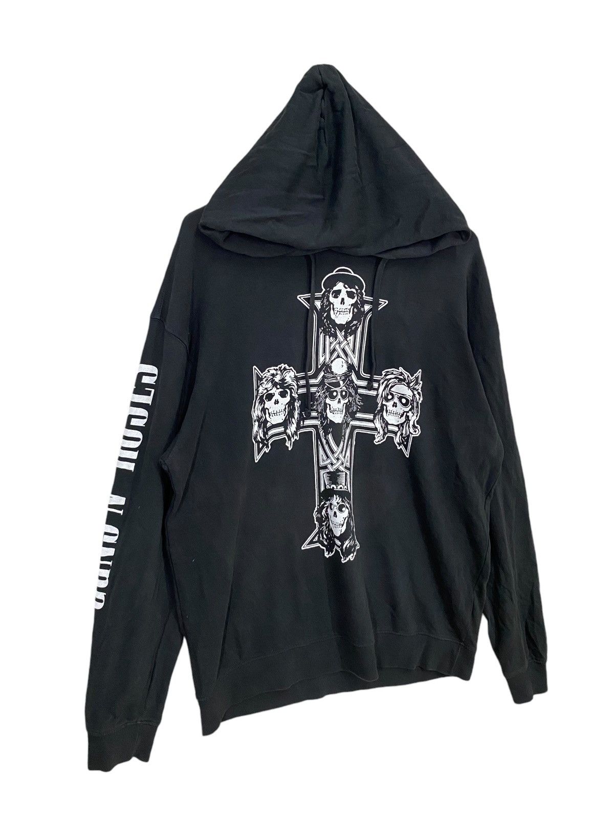 Band Tees × Guns N' Roses × Japanese Brand Guns n roses hoodie pullover baggy style Size US L / EU 52-54 / 3 - 4 Thumbnail