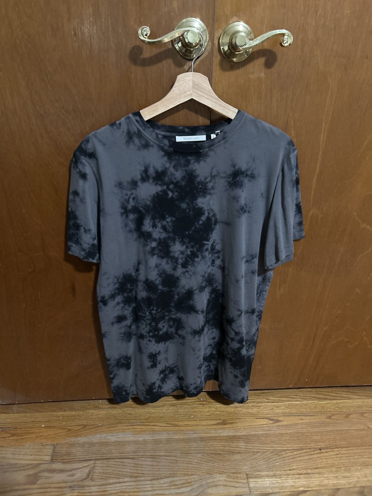 Helmut Lang Helmut Lang tie dye t shirt black grey Size US S / EU 44-46 / 1 - 1 Thumbnail