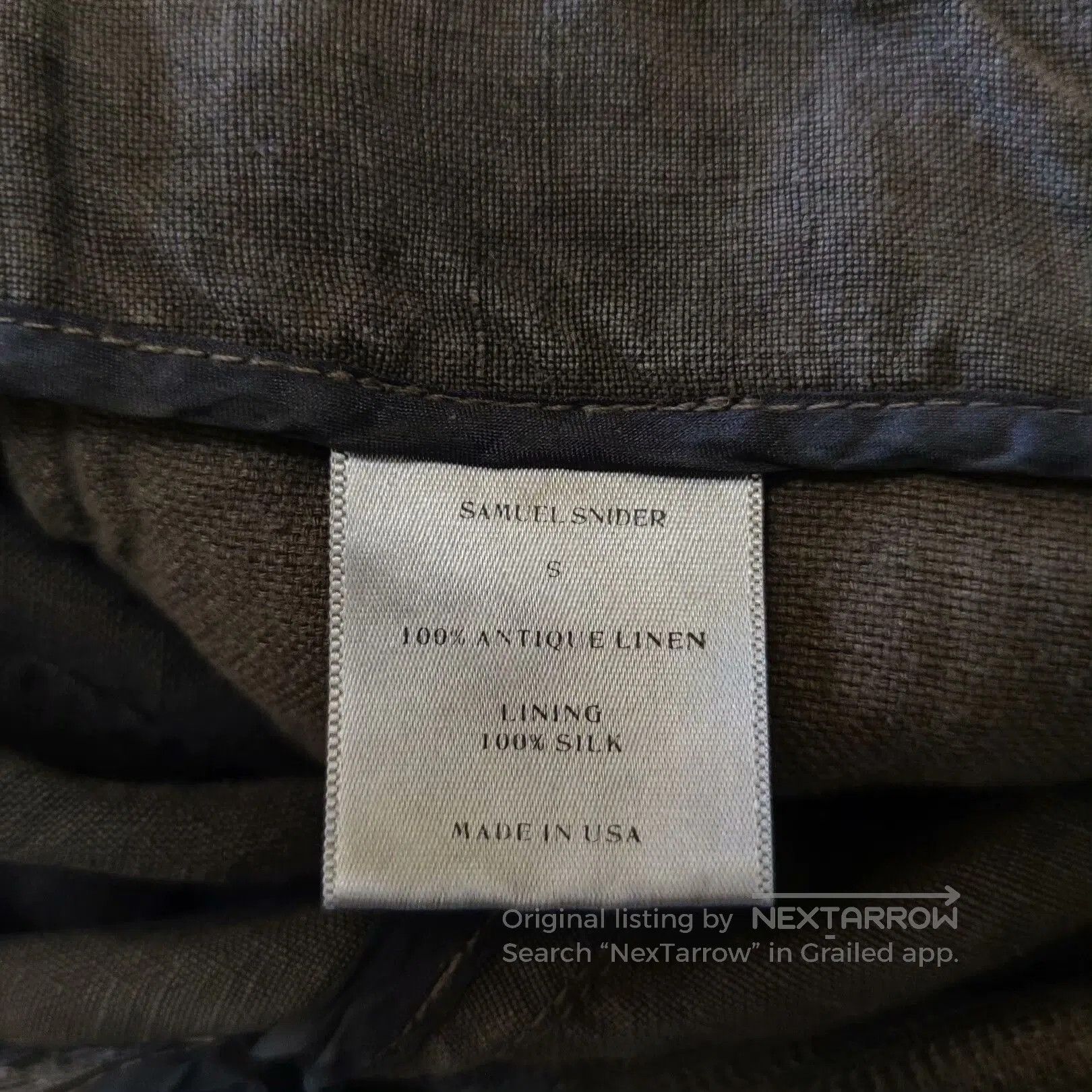 Other Antique Linen Artisan Pants by Samuel Snider. Size US 32 / EU 48 - 5 Thumbnail