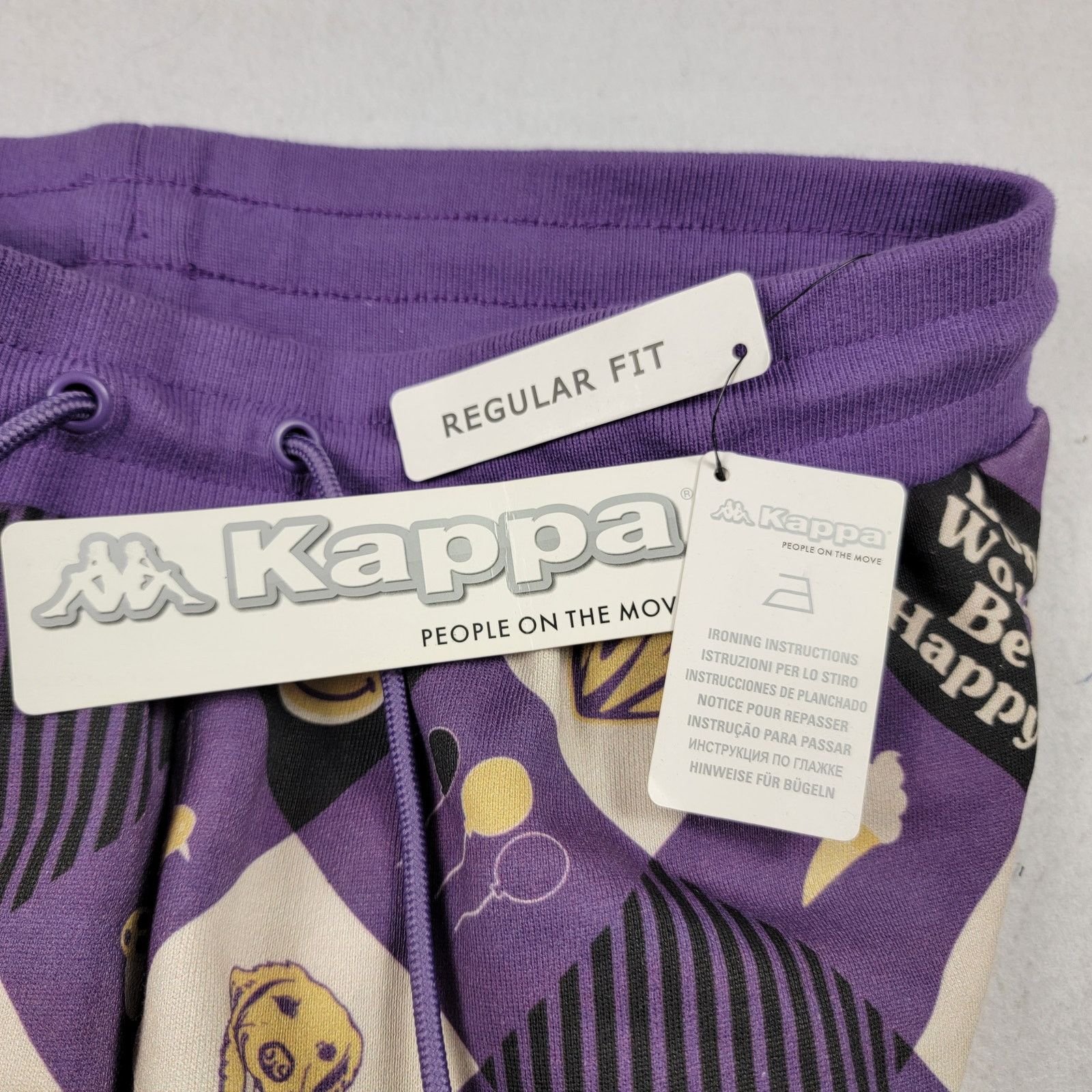 Kappa Kappa Logo Edmar Fleece Jogger Purple Mens Sz L (827) Size US 32 / EU 48 - 5 Thumbnail