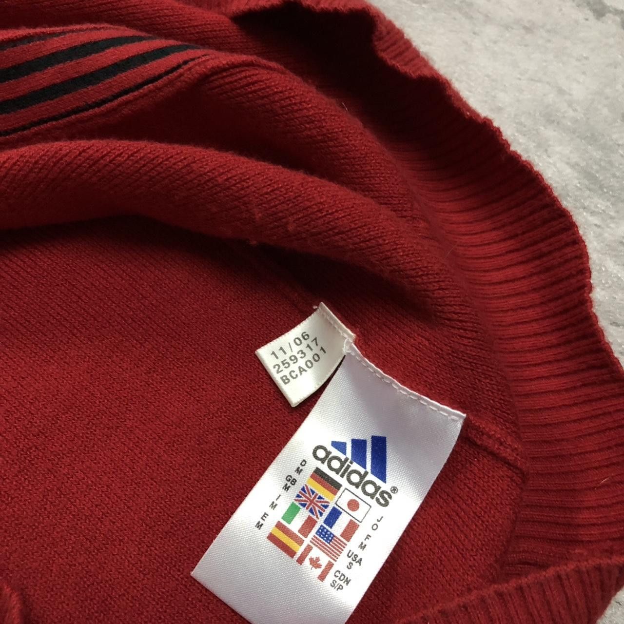 Adidas Adidas red sweater vest Size US M / EU 48-50 / 2 - 4 Thumbnail