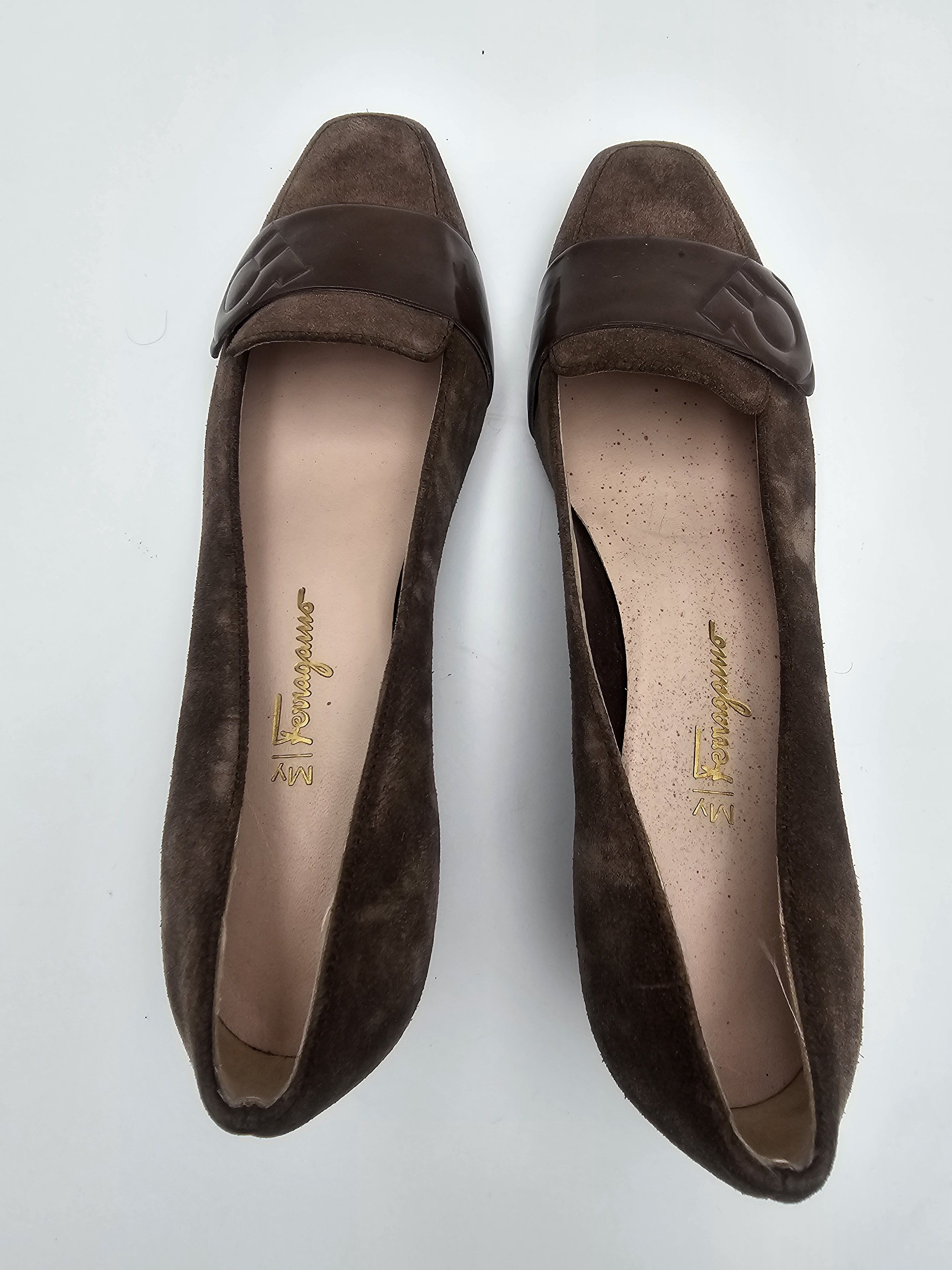 Salvatore Ferragamo Salvatore Ferragamo Brown Suede Ballet Flats US 8.5 IT 39 Size US 8.5 / IT 38.5 - 6 Thumbnail