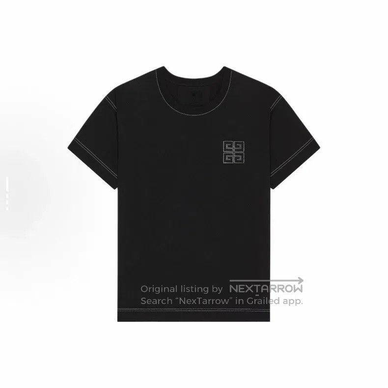 Givenchy Givenchy Leather patch logo sewn short sleeve Size US M / EU 48-50 / 2 - 5 Thumbnail