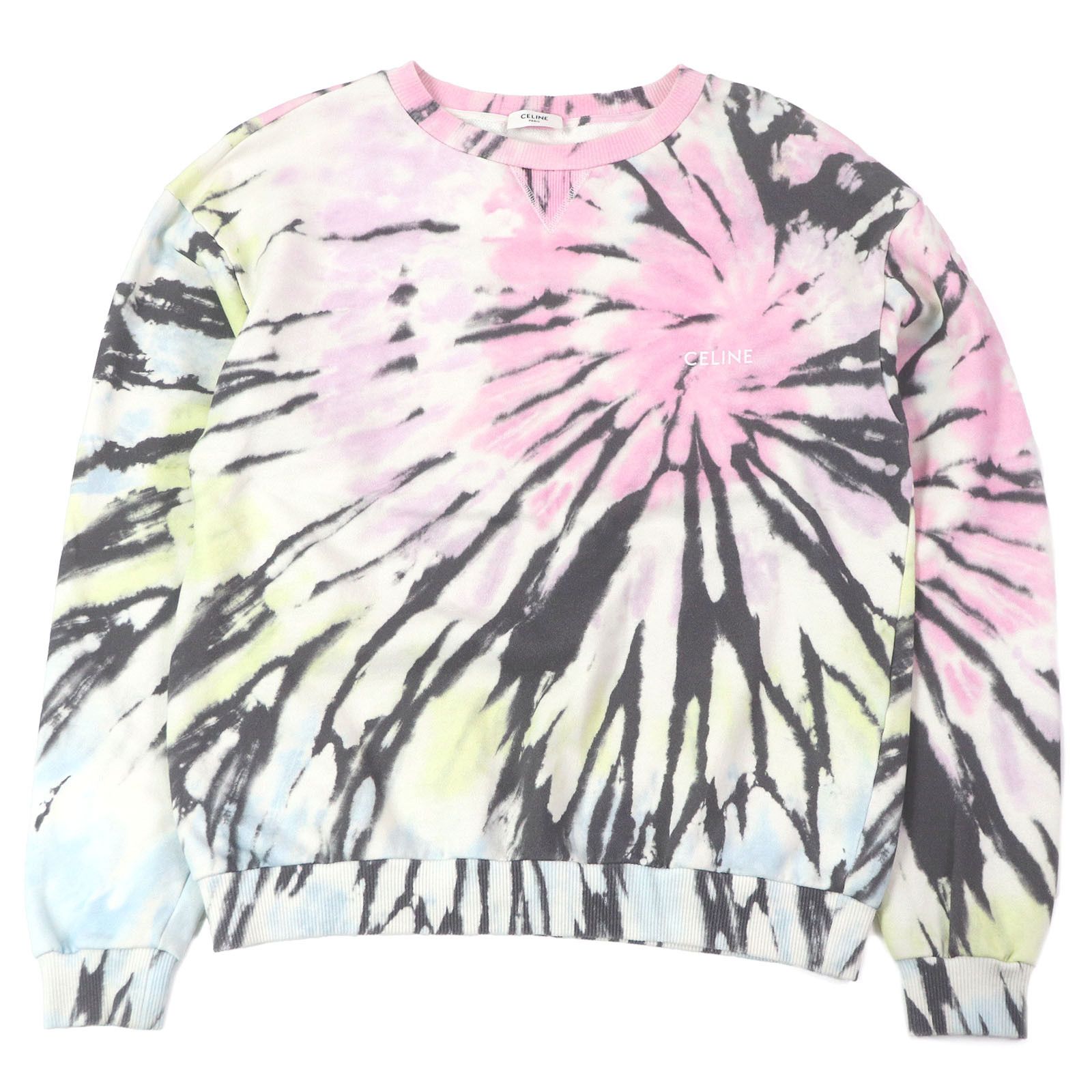 Celine Celine Celine LOOSE TIE DYE SWEAT SHIRT Cotton Sweatshirt Cotton Sweatshirts & Hoodies 2Y53C647V DUTY FREE for USA Size ONE SIZE - 1 Thumbnail