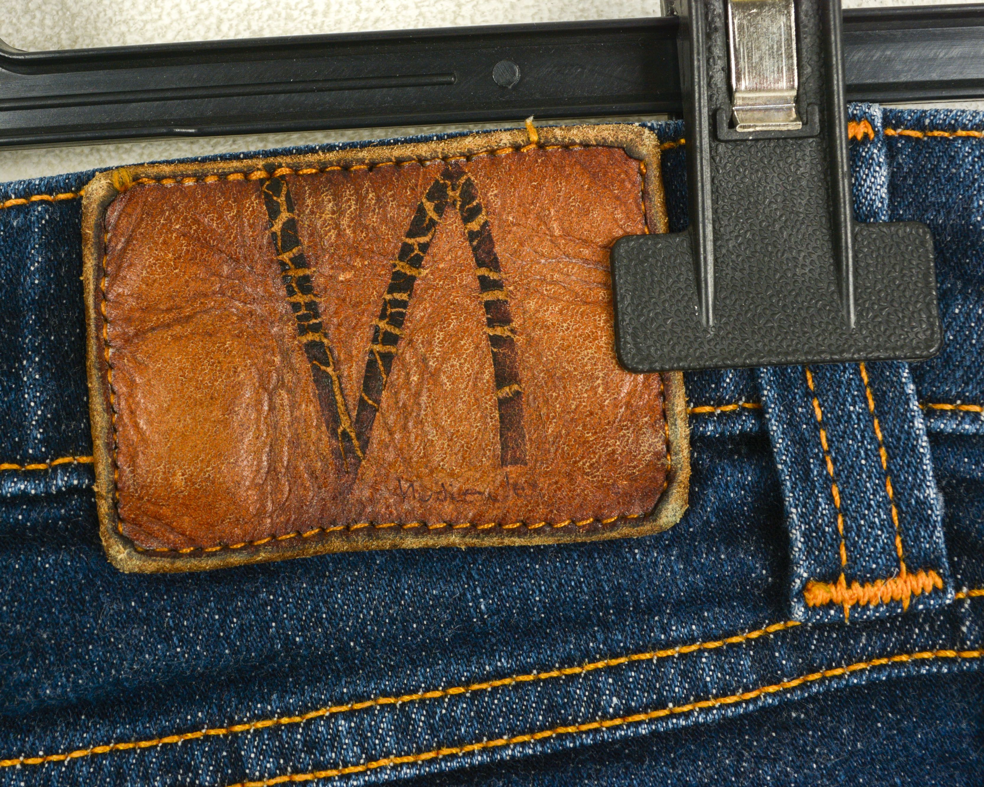 Nudie Jeans Skinny Lin W25 L32 Denim Jeans Pants Slim Fit Trousers Size 25" / US 0 / IT 36 - 5 Thumbnail