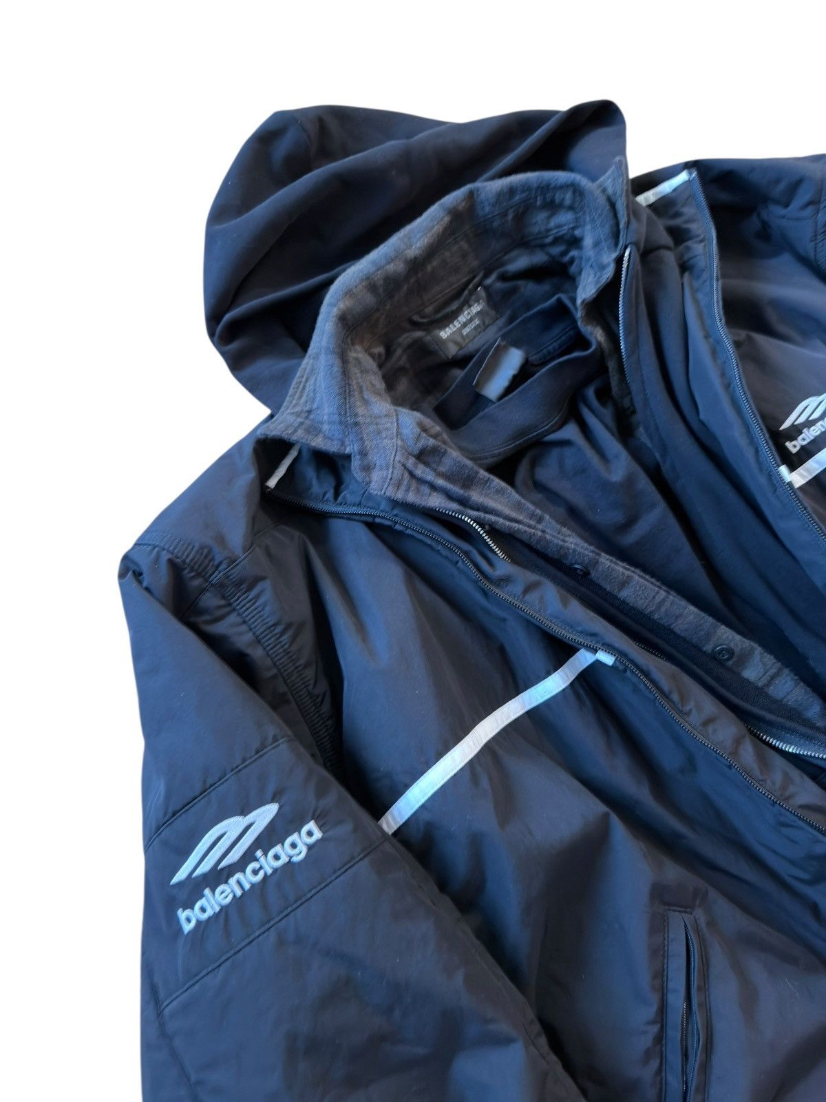 Balenciaga *RARE* BALENCIAGA 4 LAYERED TRACKSUIT OVERSIZED JACKET DEMNA Size US L / EU 52-54 / 3 - 9 Thumbnail