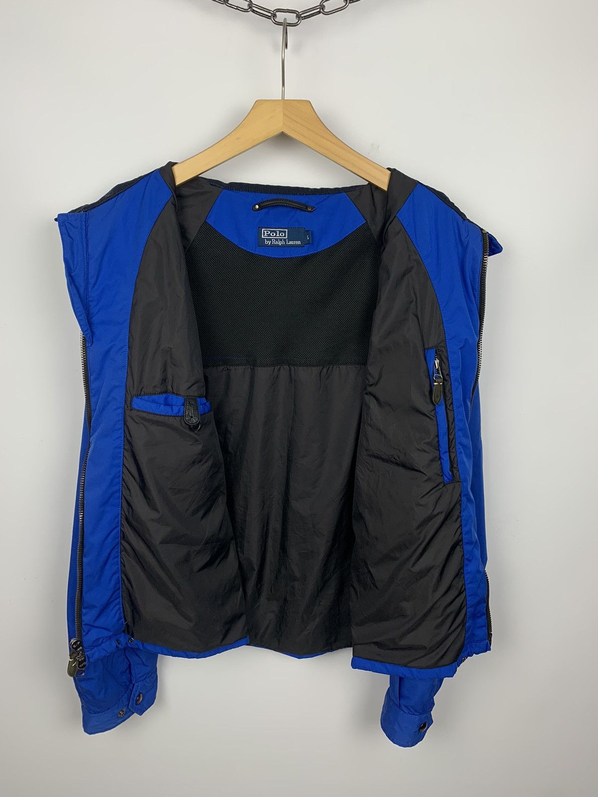 Polo Ralph Lauren Vintage Polo Ralph Lauren Full Zip Jacket Blue Size L Logo Size US L / EU 52-54 / 3 - 10 Thumbnail