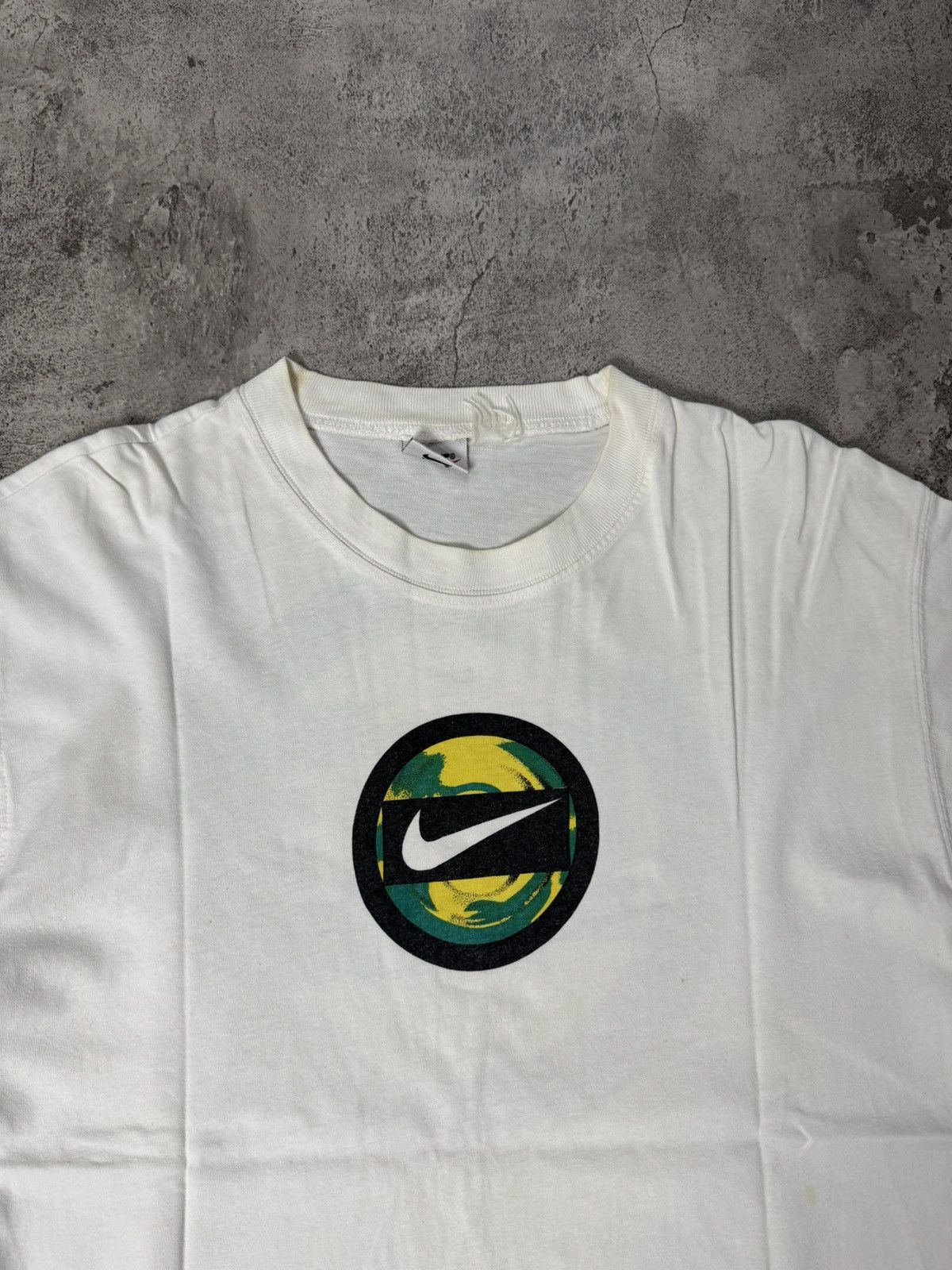 Nike VINTAGE 90’S NIKE IRONMAN WHITE T-SHIRT Size US M / EU 48-50 / 2 - 4 Thumbnail