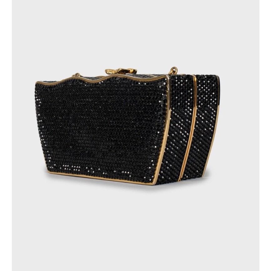 Judith Leiber Judith Leiber Black Crystal-Embellished Evening Bag Size ONE SIZE - 2 Thumbnail