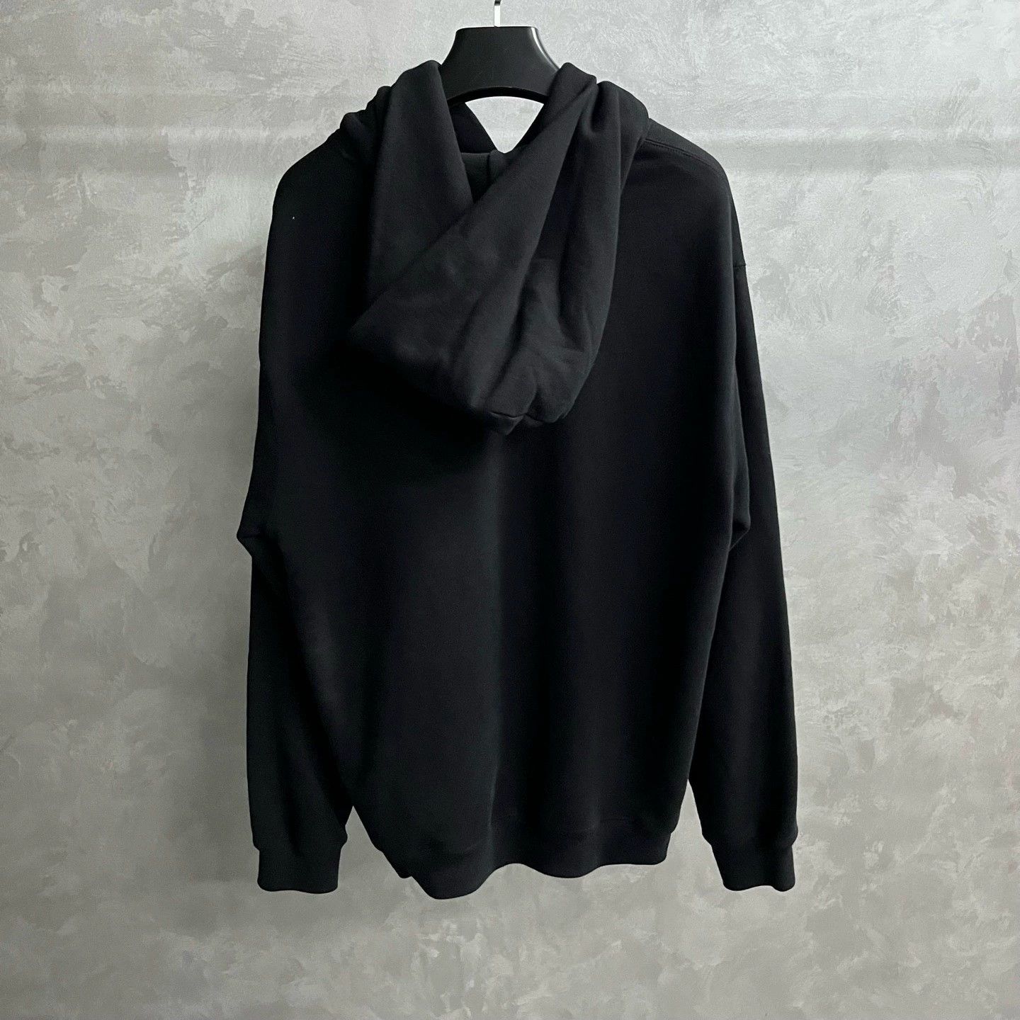 Gucci gucci black logo hoodie long sleeve sweatshirt Size US XL / EU 56 / 4 - 5 Thumbnail