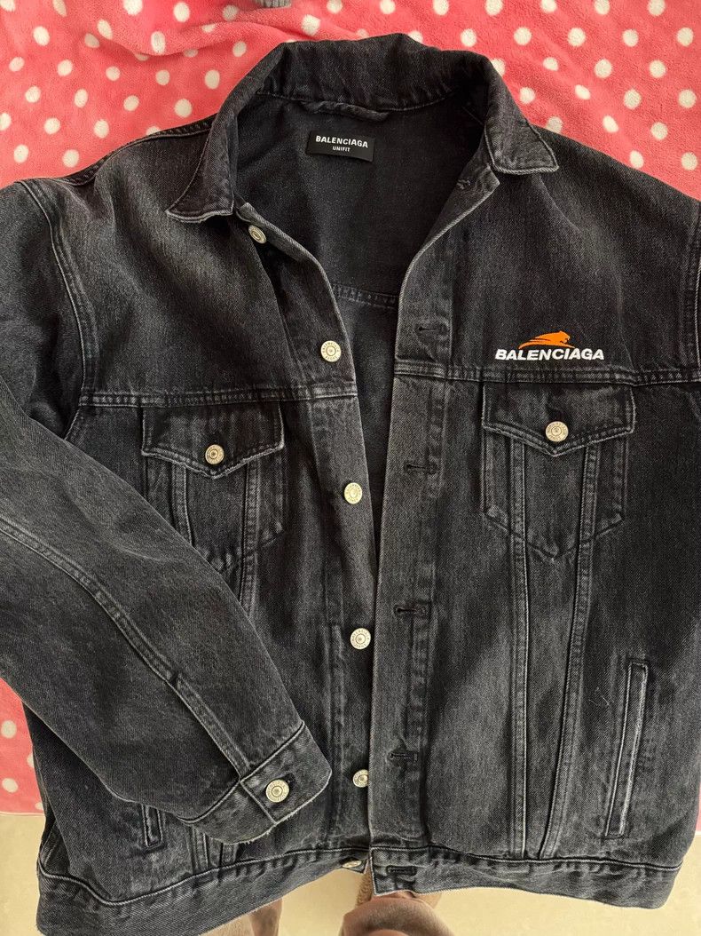 Balenciaga Balenciaga Embroidered Denim Jacket Size US XS / EU 42 / 0 - 1 Thumbnail
