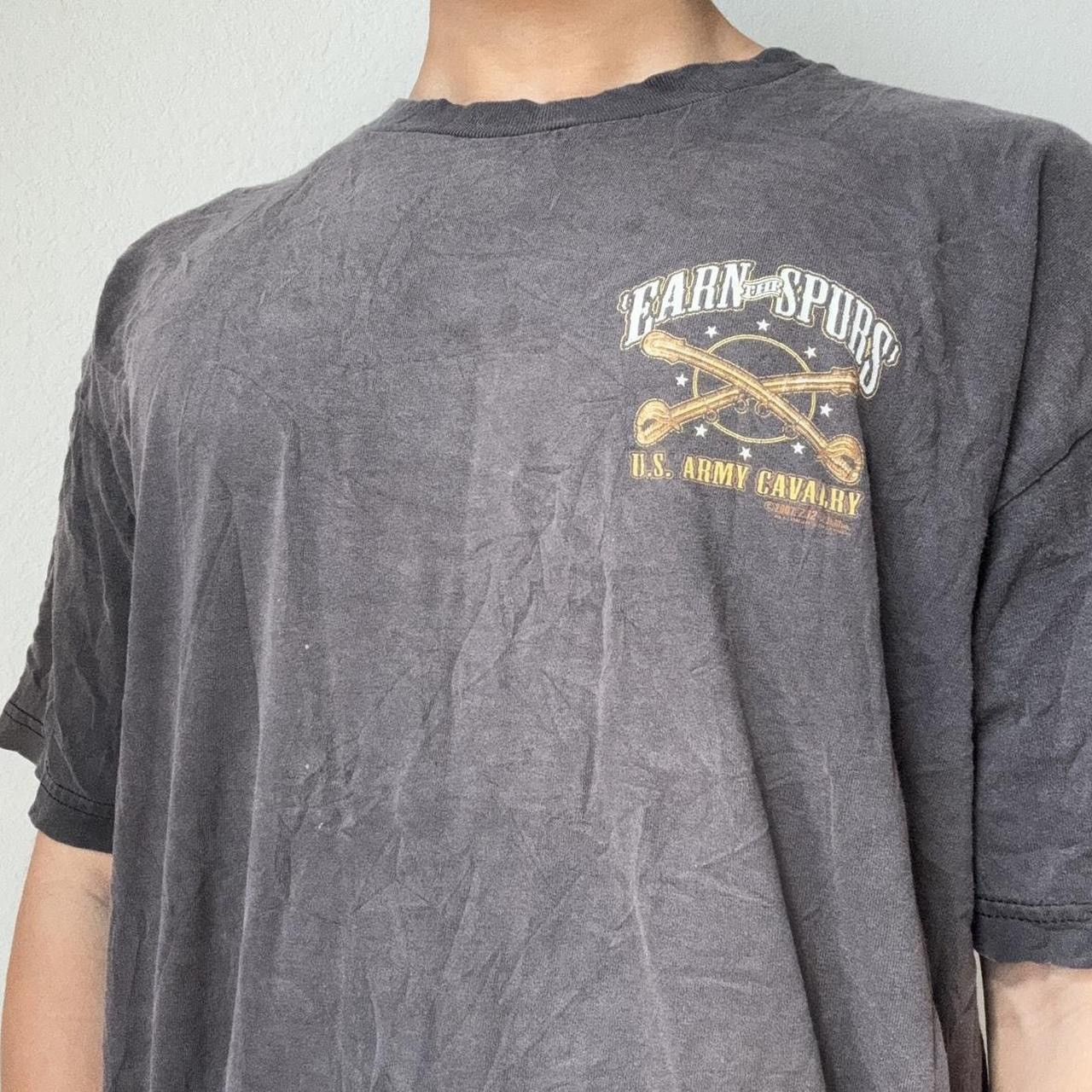 Vintage Vintage Earn the Spurs 2000s Graphics Black Tee Shirt Size US XL / EU 56 / 4 - 4 Thumbnail
