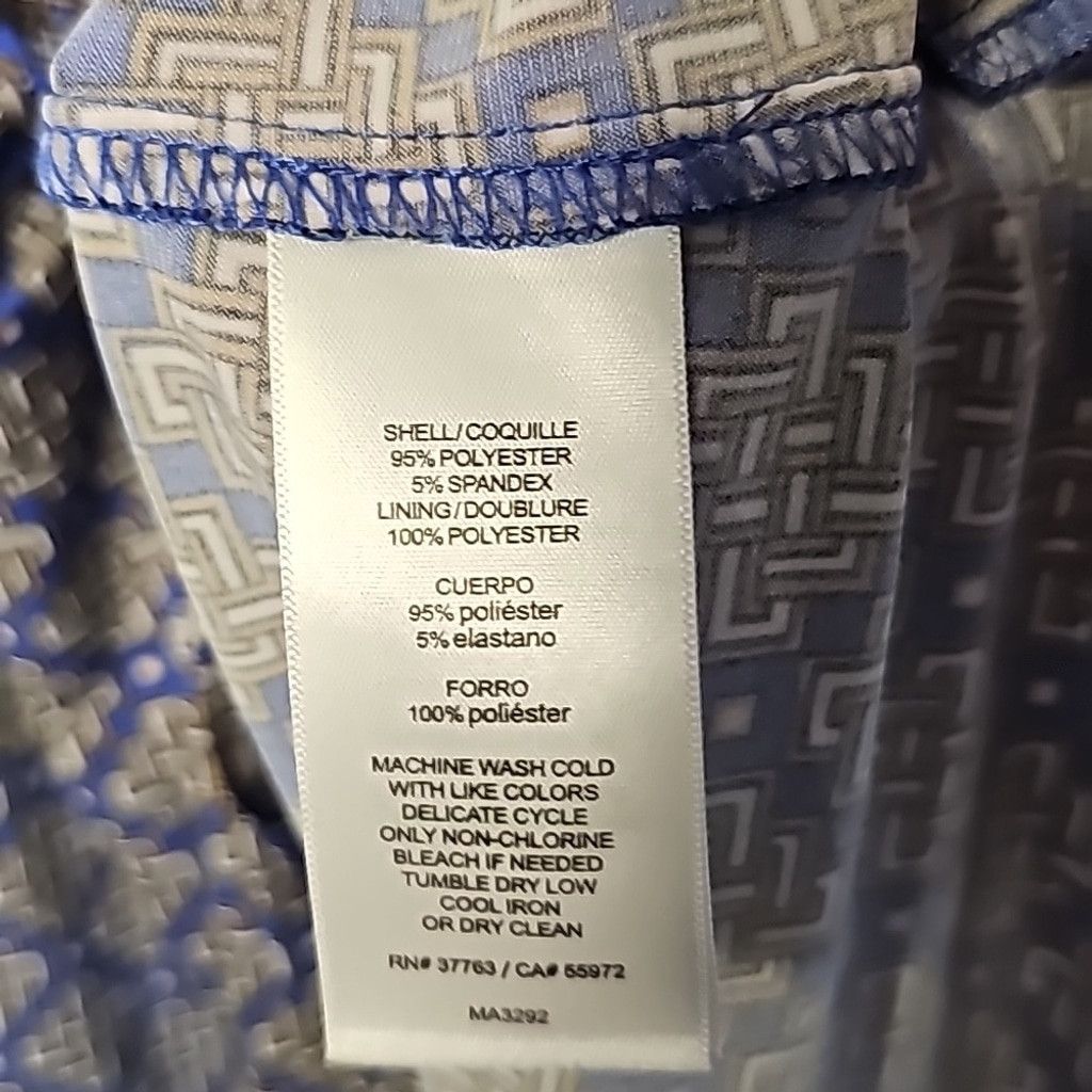 Laundry by Shelli Segal NWOT Laundry Shelli Segal Dazzling blue wrap dress sz Small Size S / US 4 / IT 40 - 9 Thumbnail