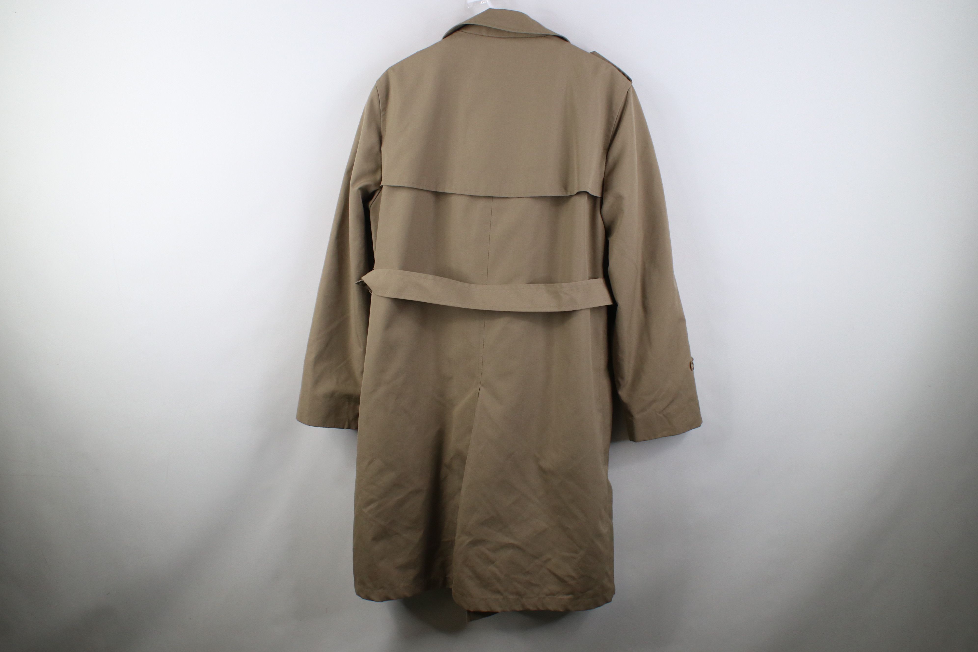 Vintage Vintage 70s Streetwear Trench Coat Rain Jacket Beige Khaki Size US XXL / EU 58 / 5 - 13 Thumbnail