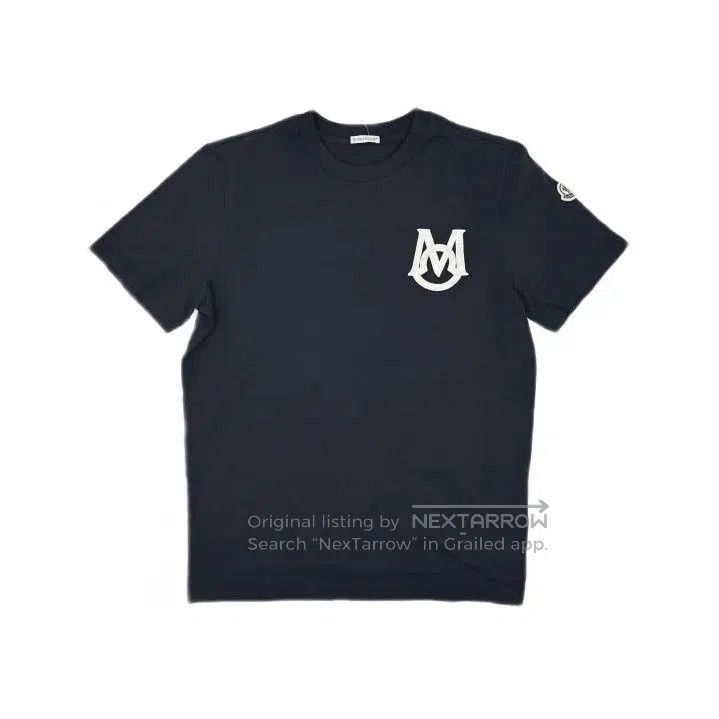 Moncler Moncler FW24 Logo Print Crew Neck T. Size US L / EU 52-54 / 3 - 2 Thumbnail