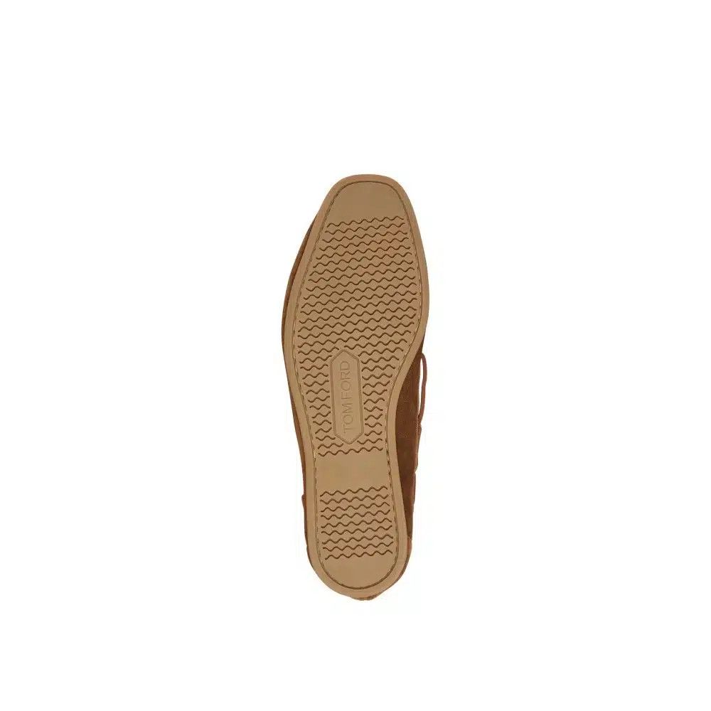 Tom Ford o1loc1c0925 J1467 Size: 7 TF / Suede Robin Loafers in Brown Size US 7 / EU 40 - 4 Thumbnail